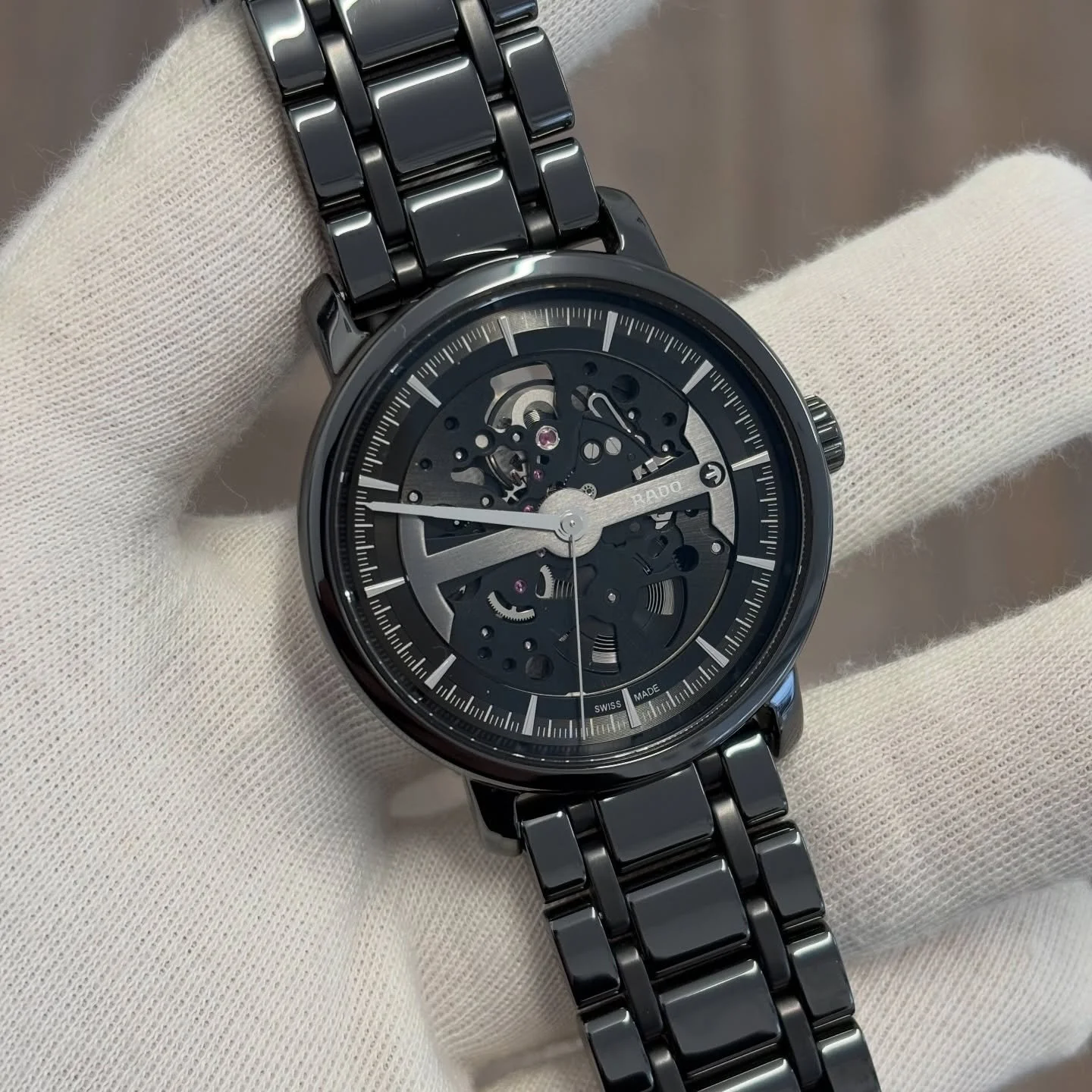 🔥&pound;2800🔥

Rado Diamaster
Limited Edition 150/499
Model 656.0131.018
Year 2013
41mm case, automatic movement
Black Ceramic&nbsp;
Black Skeleton Dial

Watch, box, booklet, no warranty paper

Watch is immaculate&nbsp;

Guaranteed 12 months

Any q