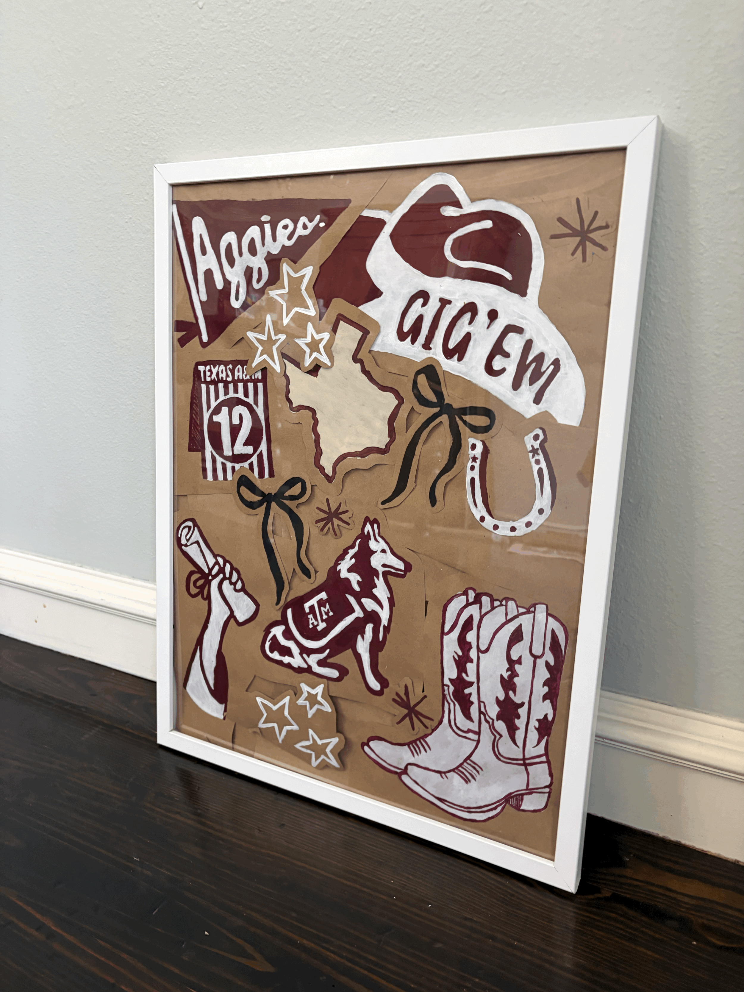Aggie Keepsake Frame