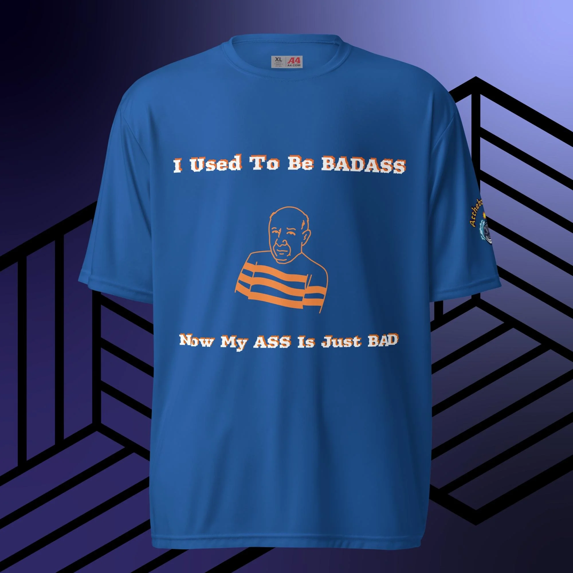 BADASS Unisex Performance Crew Neck T shirt At The Bomb badass-unisex-performance-crew-neck-t-shirt-at-the-bomb