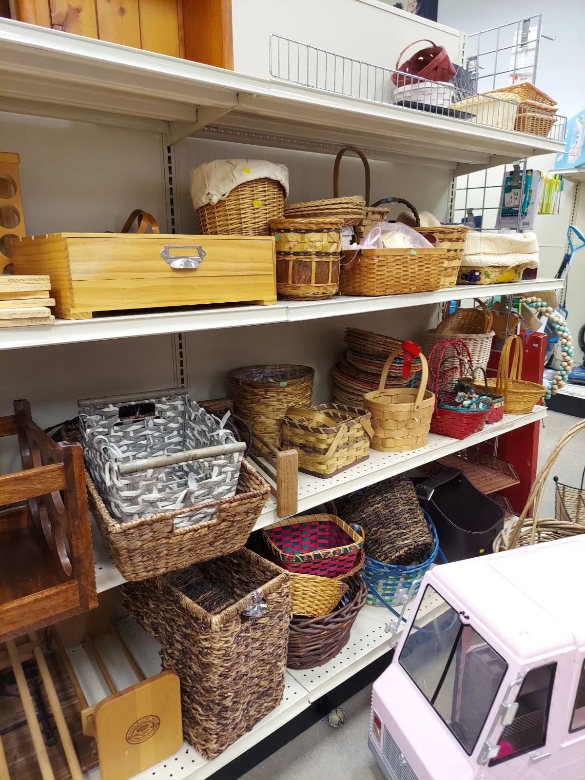 Thrift Store Home Organizing Supplies