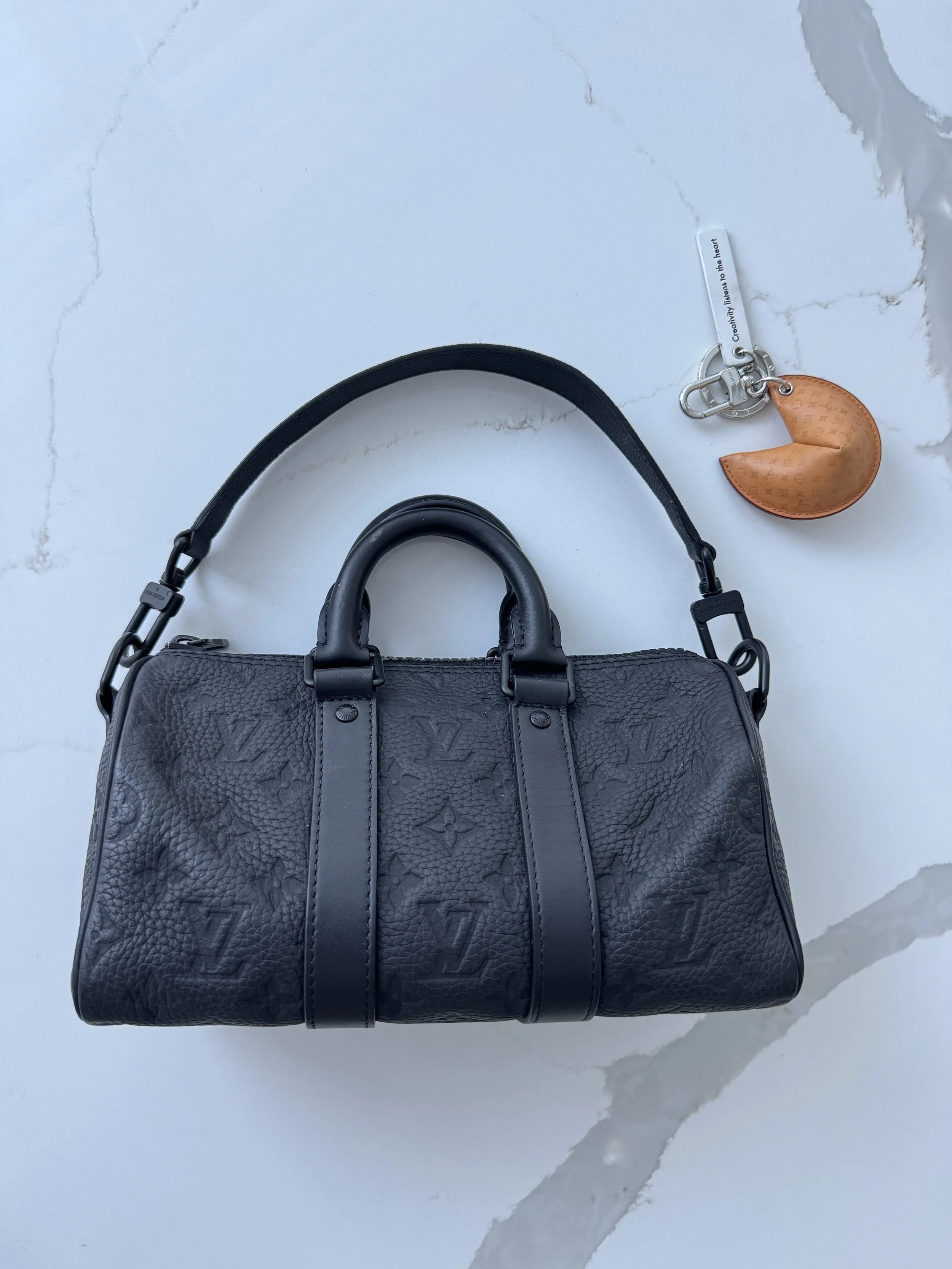 Louis Vuitton Keepall 25 in Monogram Taurillon Leather