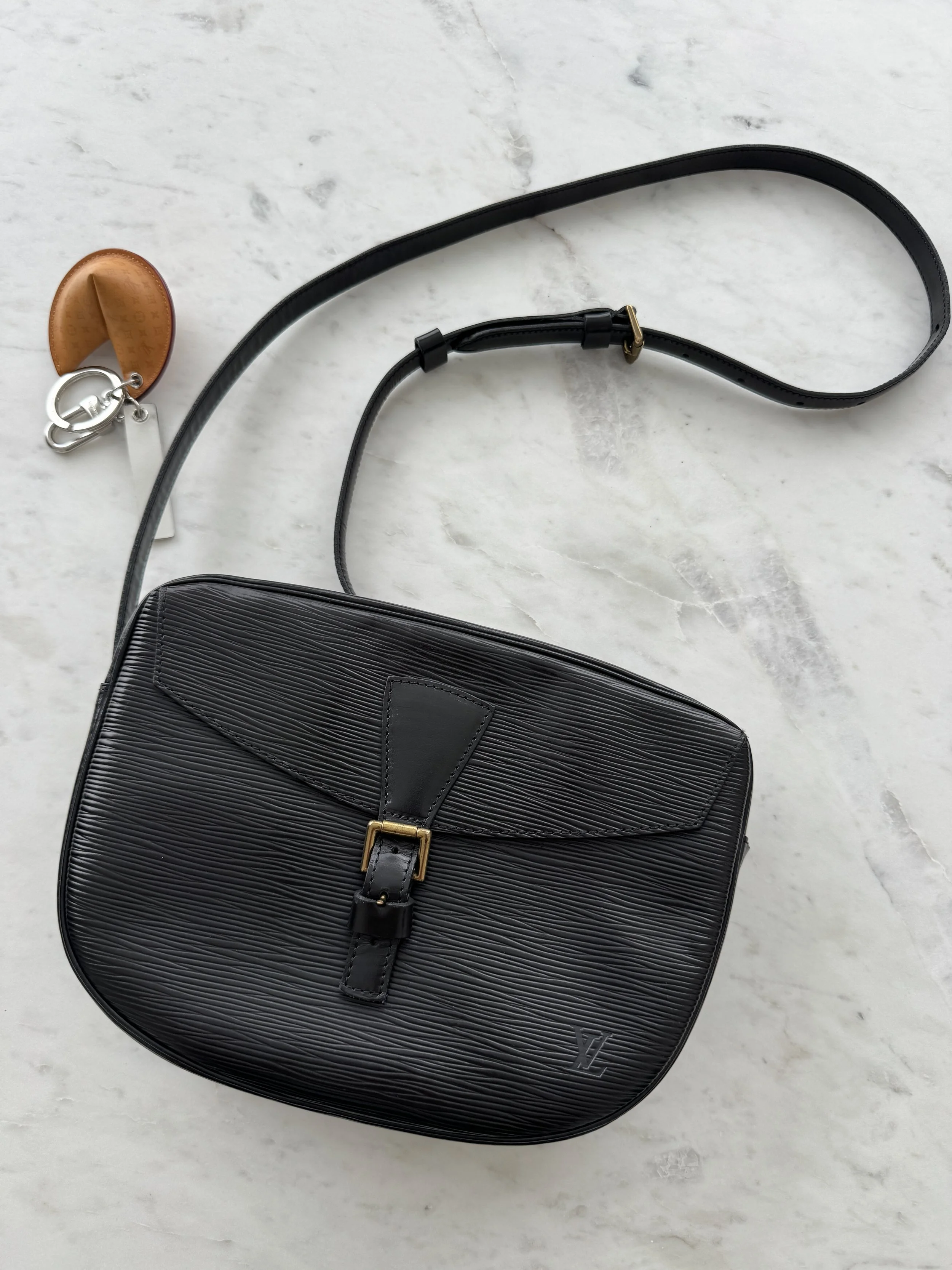 Louis Vuitton Jeune Fille MM in Epi Black