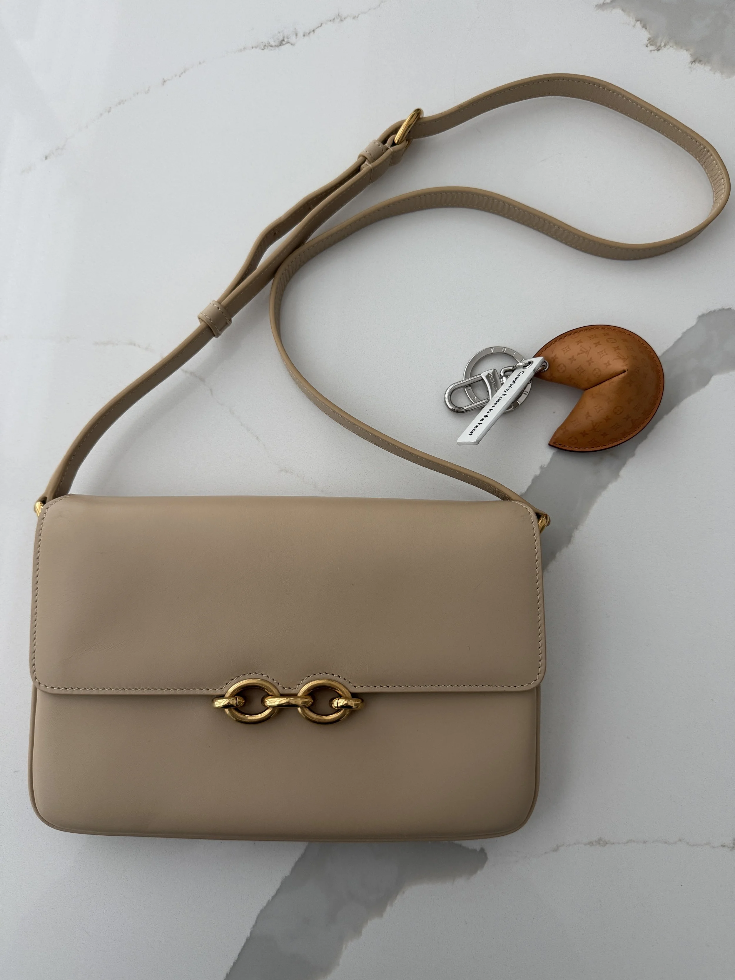 Saint Laurent Le Maillon in Beige