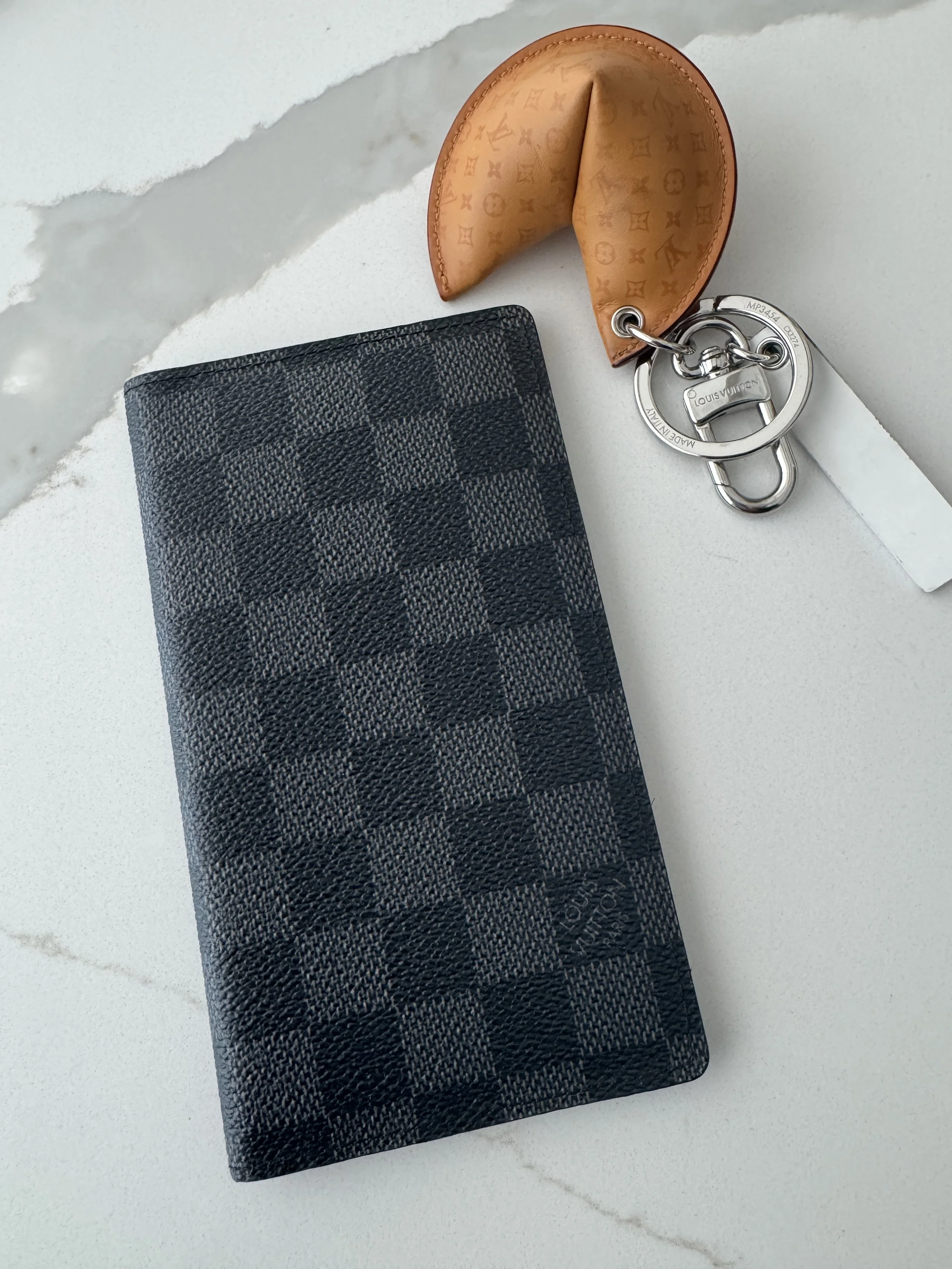 Louis Vuitton Pocket Agenda in Damier Graphite