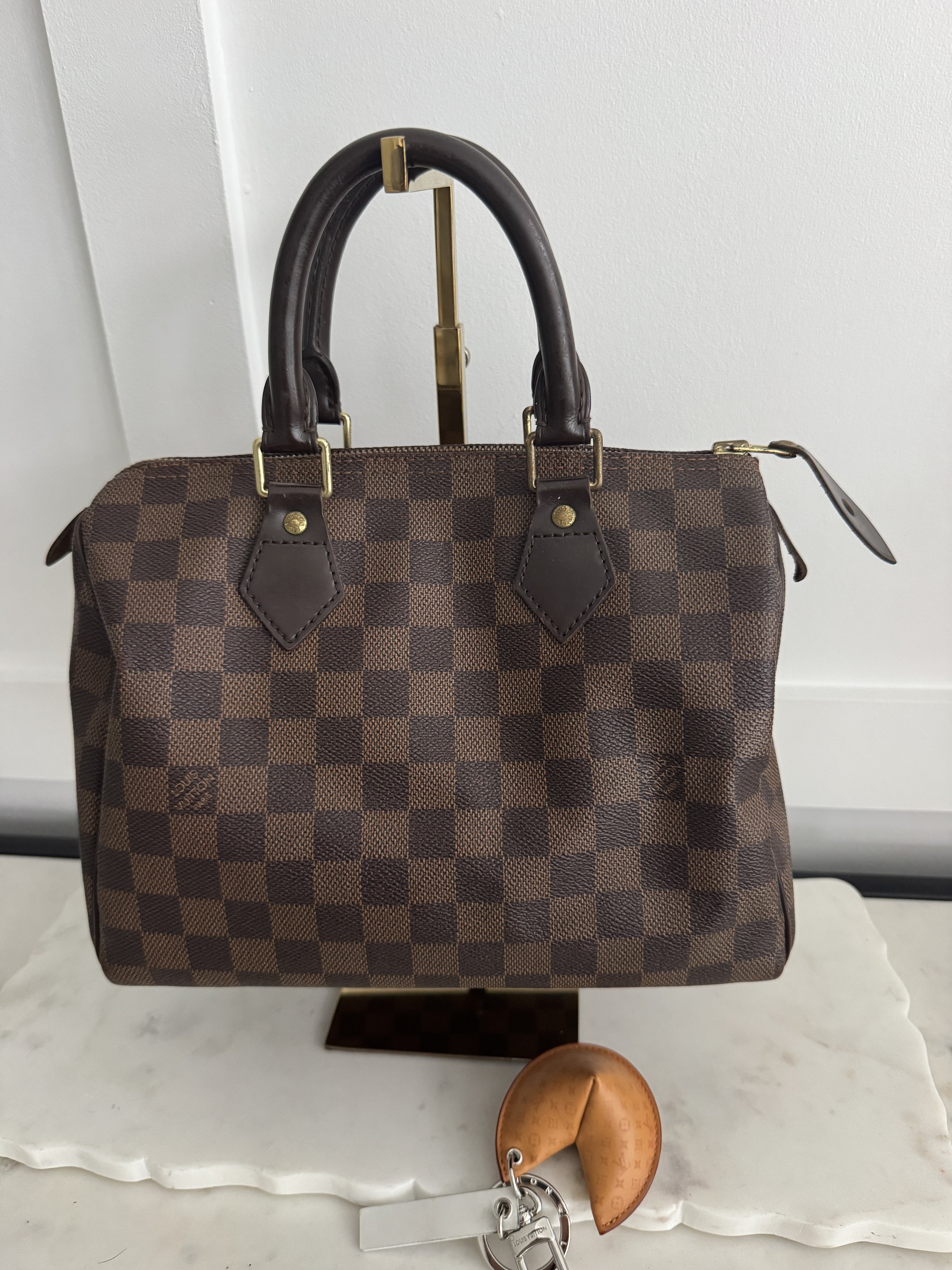 Louis Vuitton 2010 Speedy 25 in Damier Ebene
