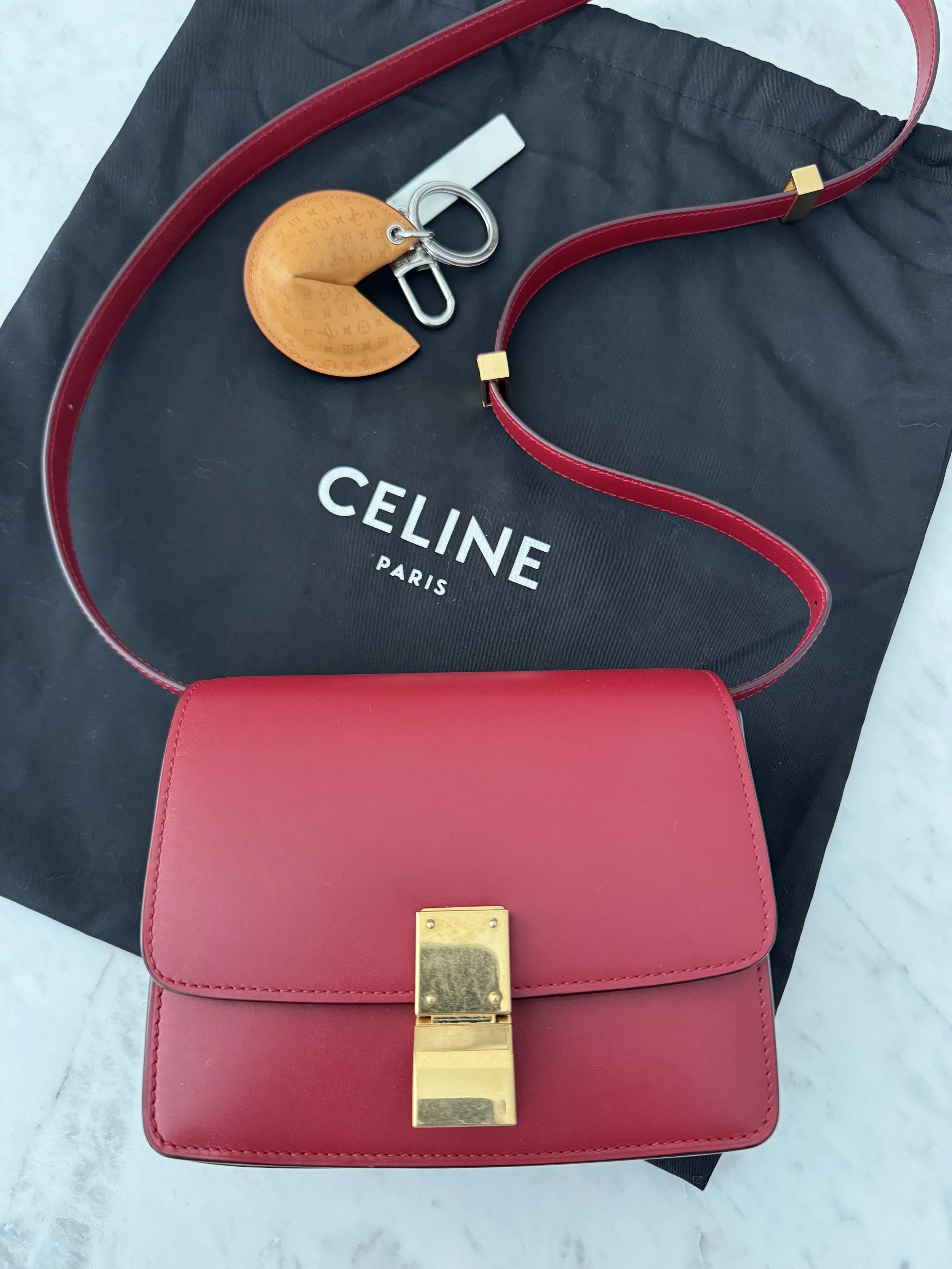 Celine Box Small in Red