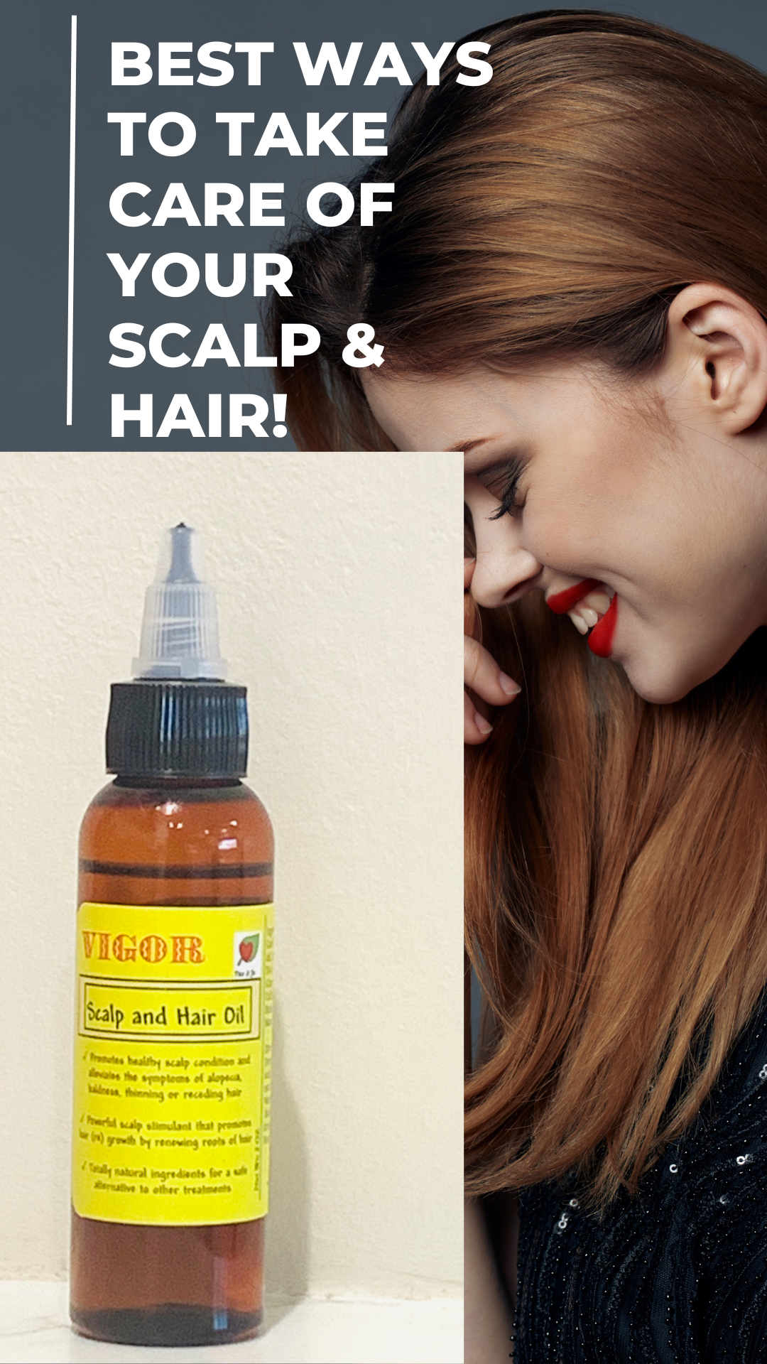 Introducing our Vigor Scalp and Hair Oil