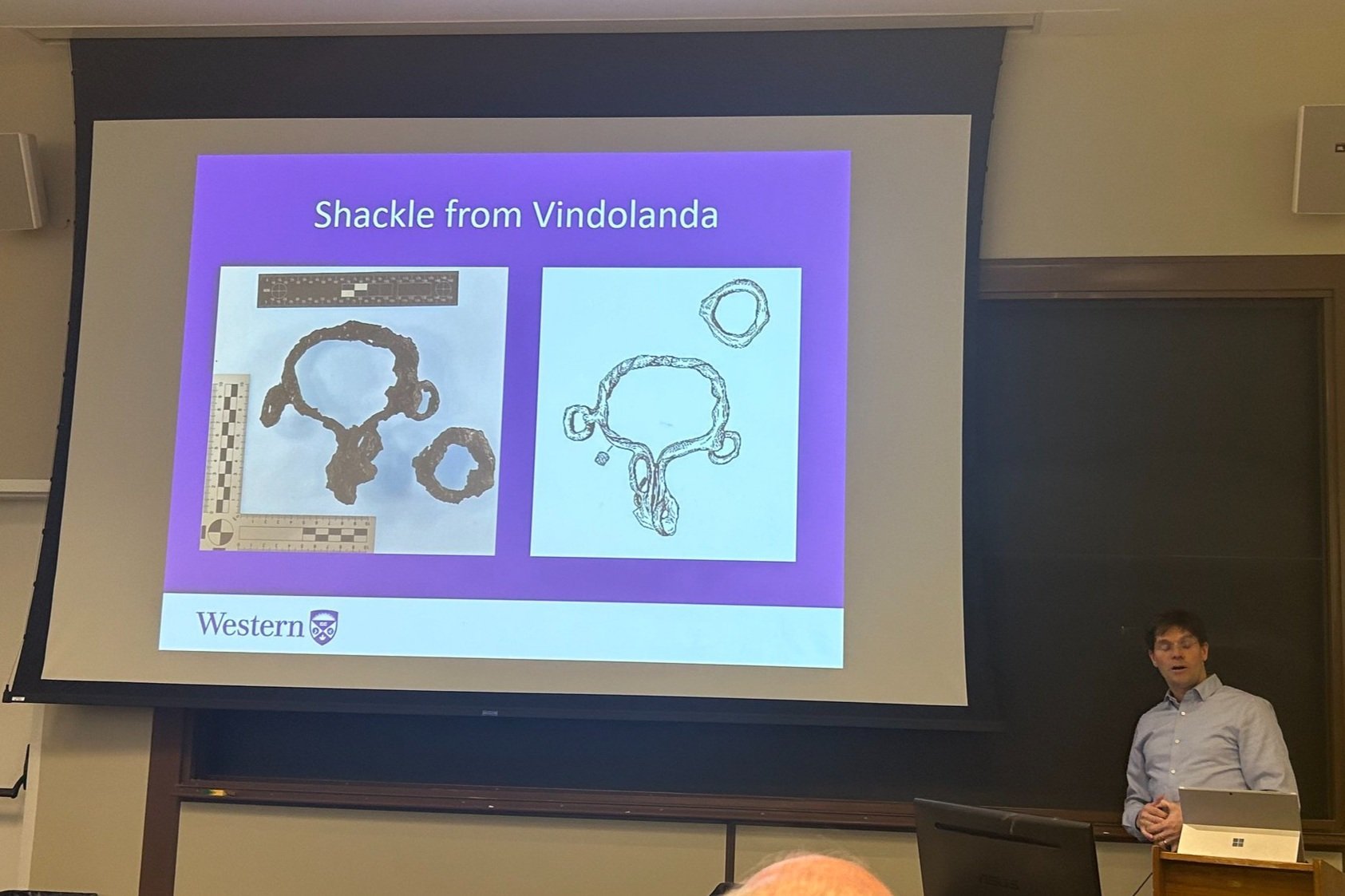  Alexander Meyer describes shackles excavated at Vindolanda. Source:  The Spectator  