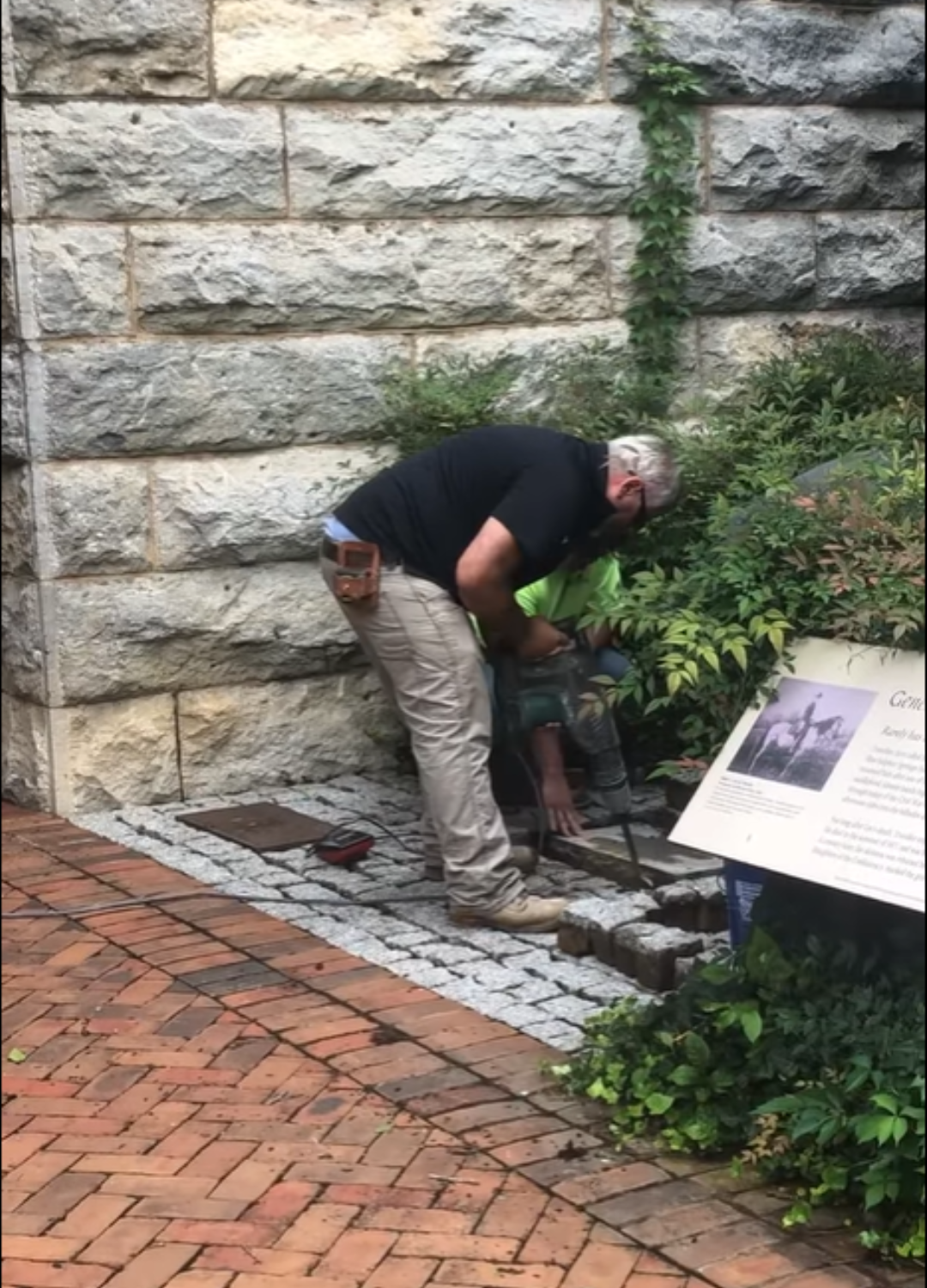 Traveller headstone removed