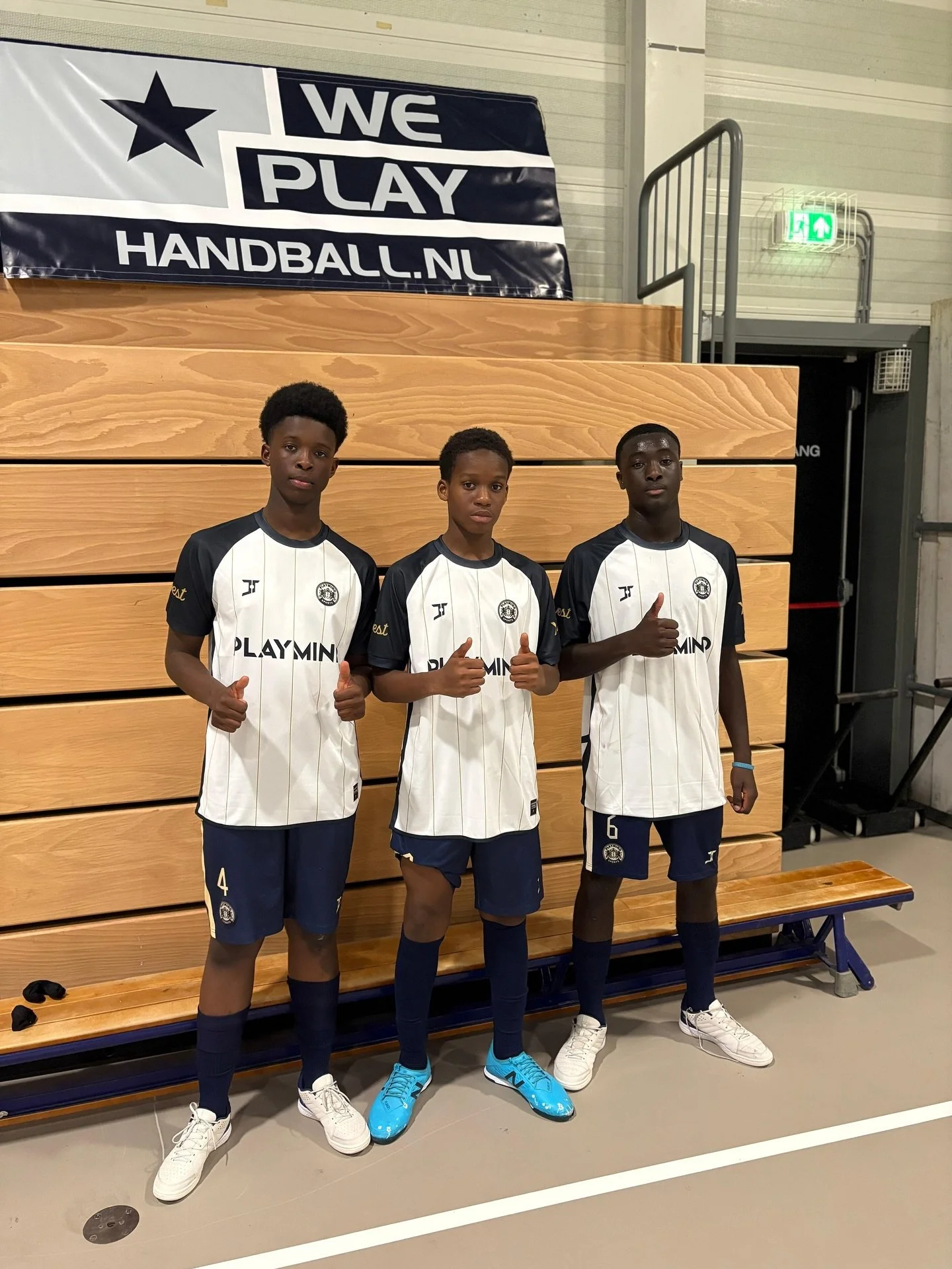 Onze toppers Joel (16), Afdal (16) &amp; Godbless (16) hebben vandaag hun debuut gemaakt bij Playmind Sports 2 (1e klasse senioren A-categorie)

Deze talenten spelen hun wedstrijden normaliter in de U17 van Playmind Sports. Hiermee laten wij als club