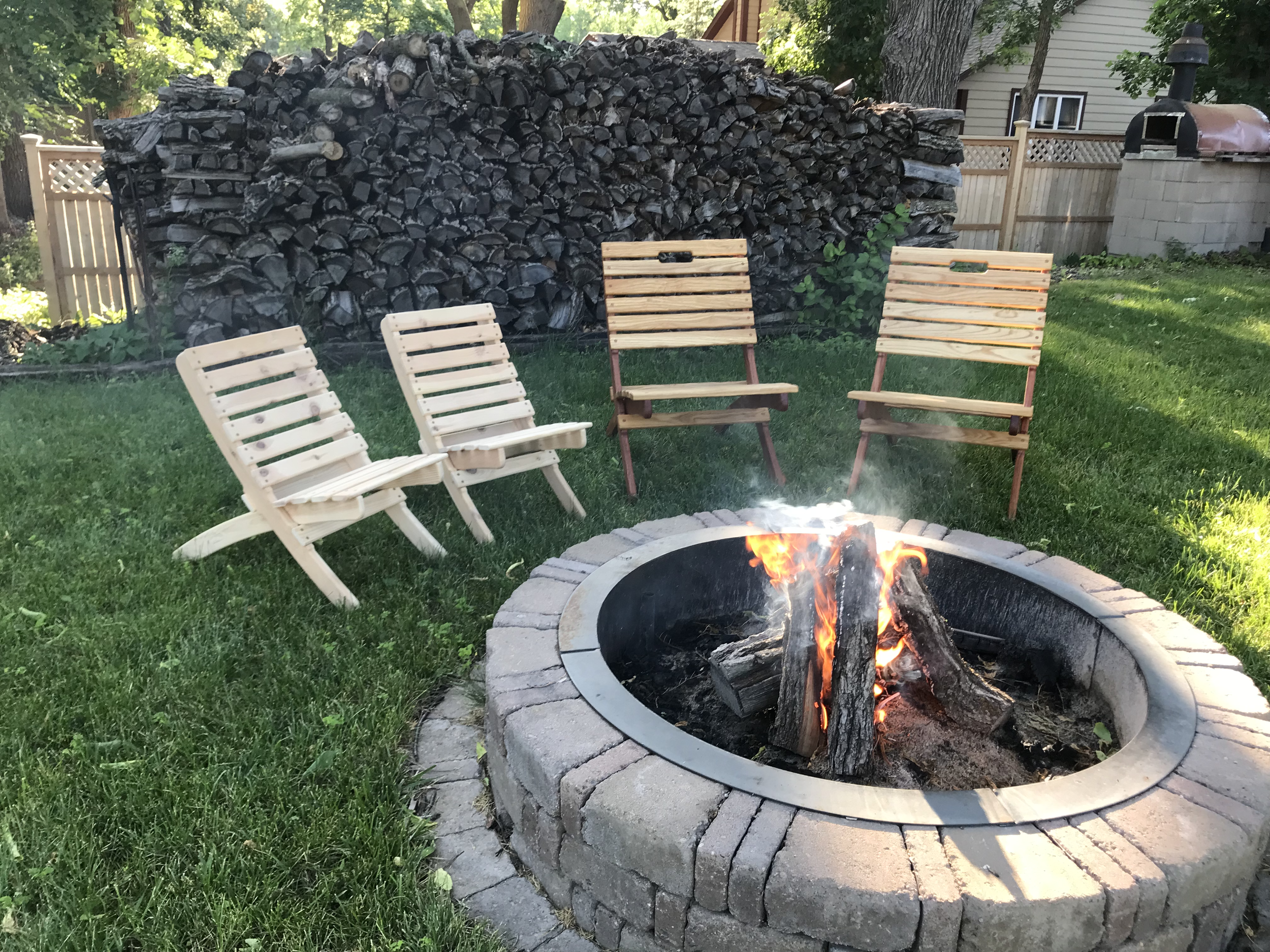 Nesting Fire Pit Chairs