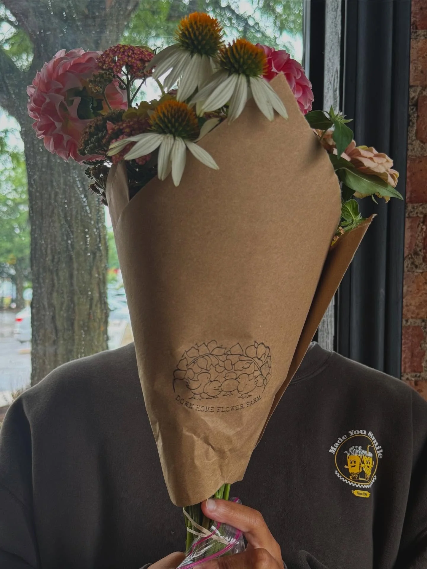Starting this Friday we are partnering with @downhomeflowerfarm and you will be able to purchase some of their flowers for $25 at our coffee shop while supplies last 🥰