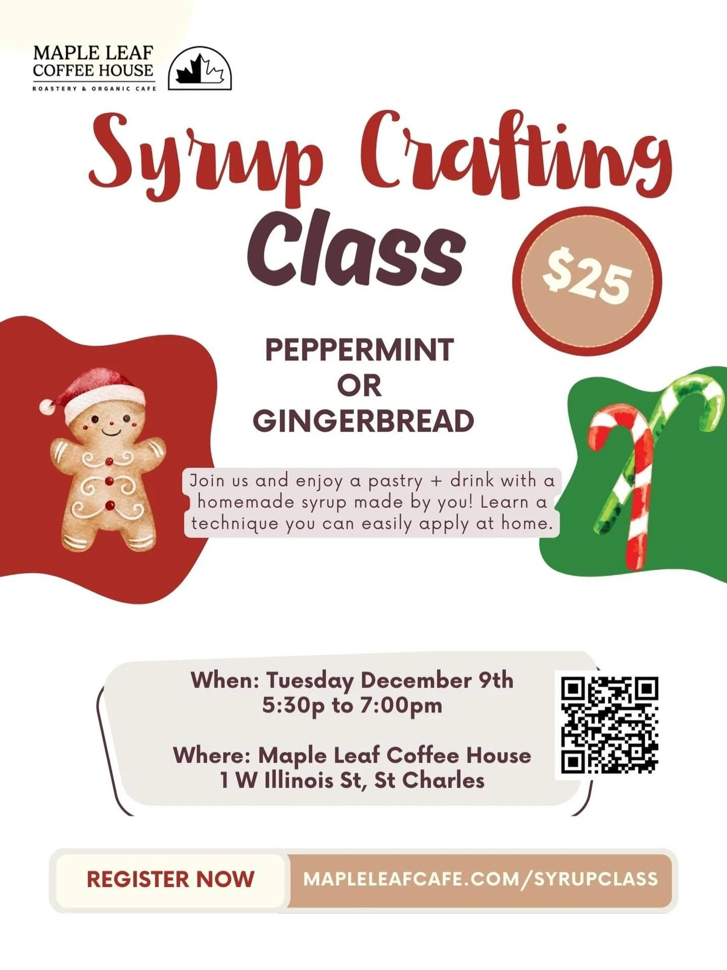 🚨The holiday syrup class is live🚨

Get your tickets before the elves do!