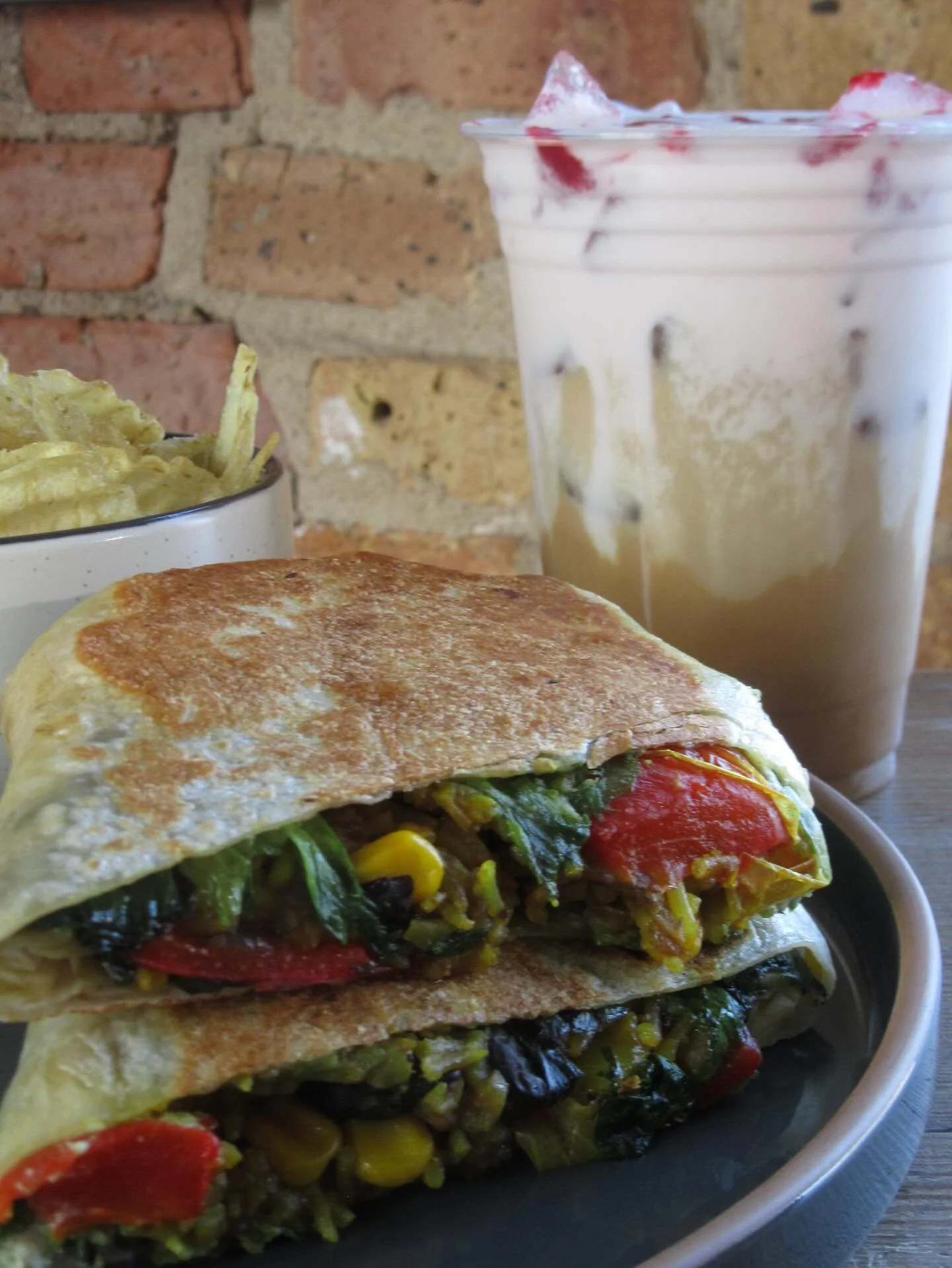Come try our new Southwest Harvest wrap!

#mapleleafcoffeehouse #barista