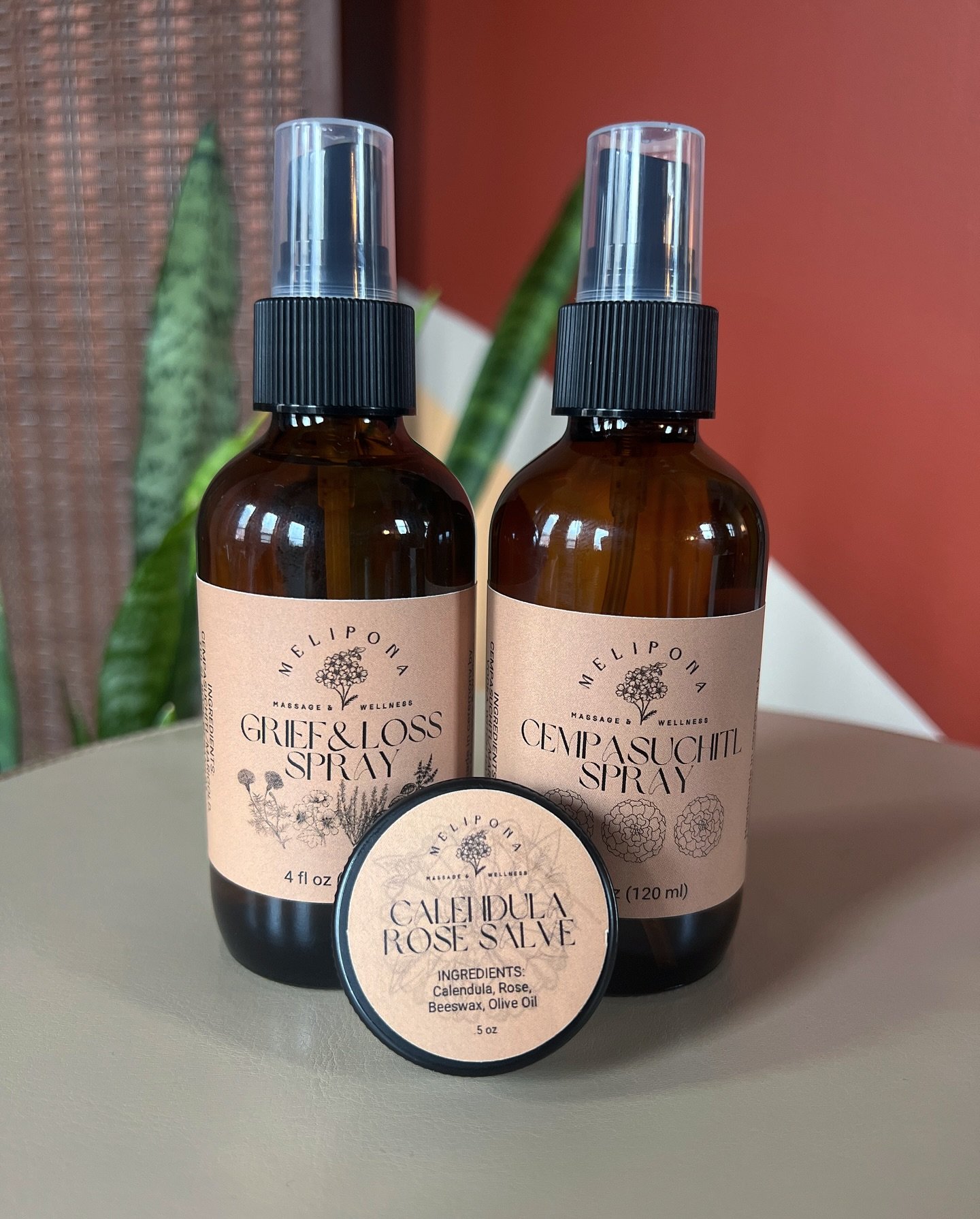 Hello Beautiful Community,🕯️🕸️

I have three new herbal offerings in the witch shop at Melipona! 

Grief &amp; Loss Spray 4 oz - Tulsi, Cempasuchitl, Rose Geranium &amp; Lavender 🌿🏵️🌹🪻❤️&zwj;🩹🕯️✨
This spray is supportive for the grieving huma