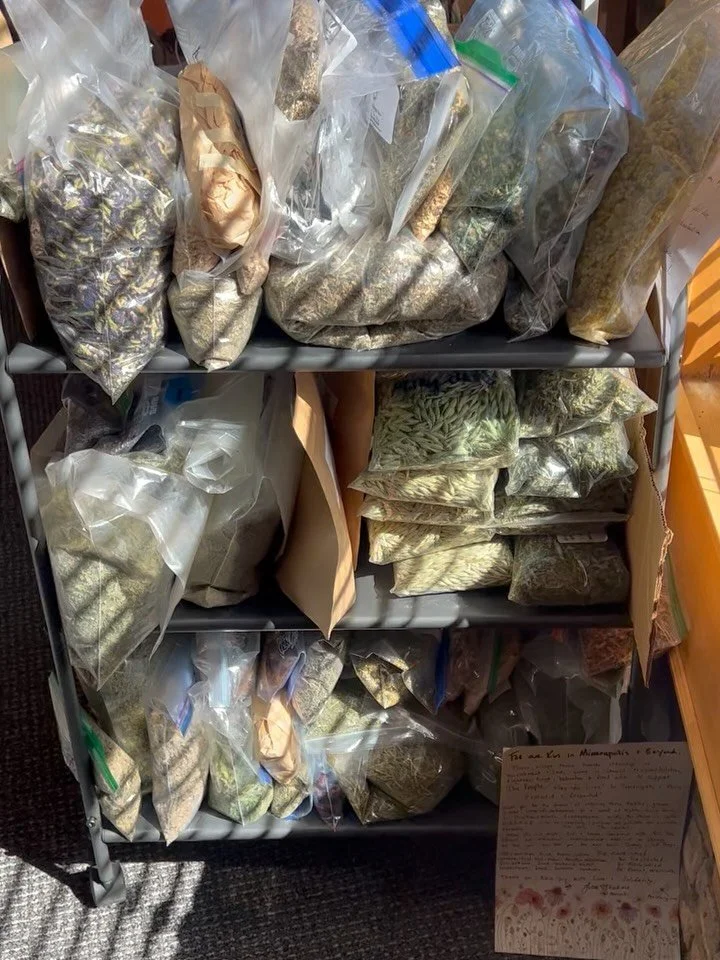 YALL DID THAT! SECOND ROUND OF ORGANIZING FINISHED TODAY. BULK HERBS ARE NOW IN OFFICE IN ALPHABETICAL ORDER. 🌺🌸🌹🌻🌼🪻🌿🧄

&amp; IVE GOT THE TABLE READY FOR MAKING MORE MEDICINES THIS WEEKEND IN ORDER FOR BATHS &amp; TEAS! WEVE GOT TINCTURES &am