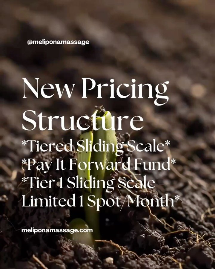 Since I began working as a healing practitioner I have always wanted to offer my services at a sliding scale. Sliding scale is important to me as a practitioner to allow for clients to choose what payment is most right for them due to their current c