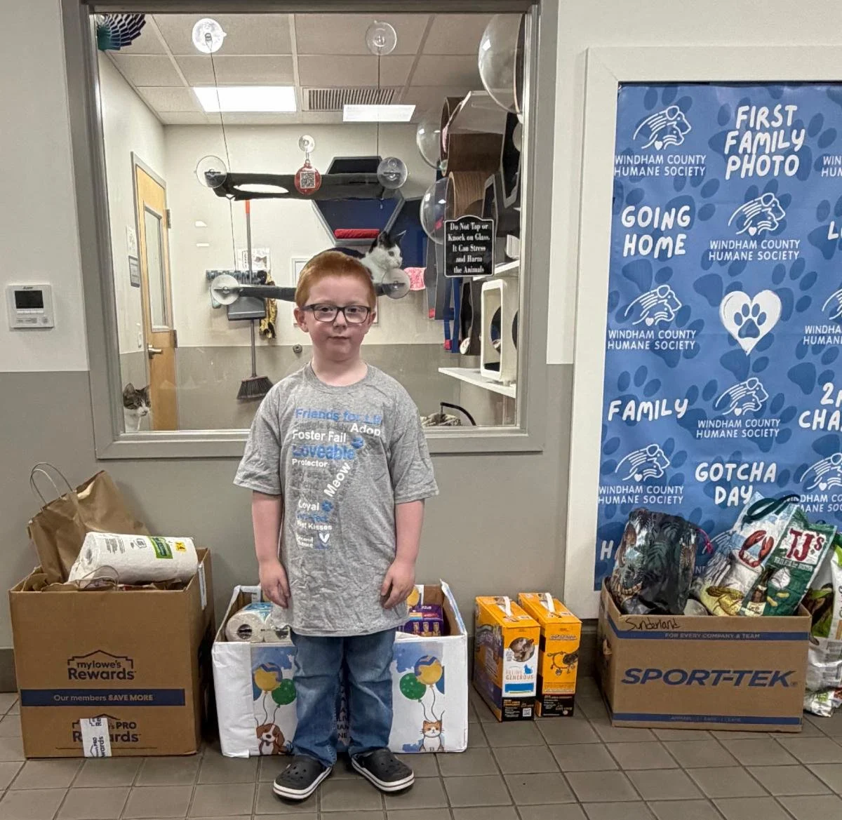 Colin dedicated his 7th birthday to saving animals