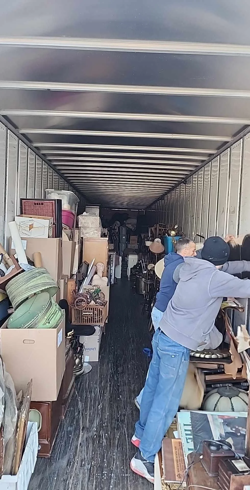 Semi Trailer full of Antiques Headed for Auction