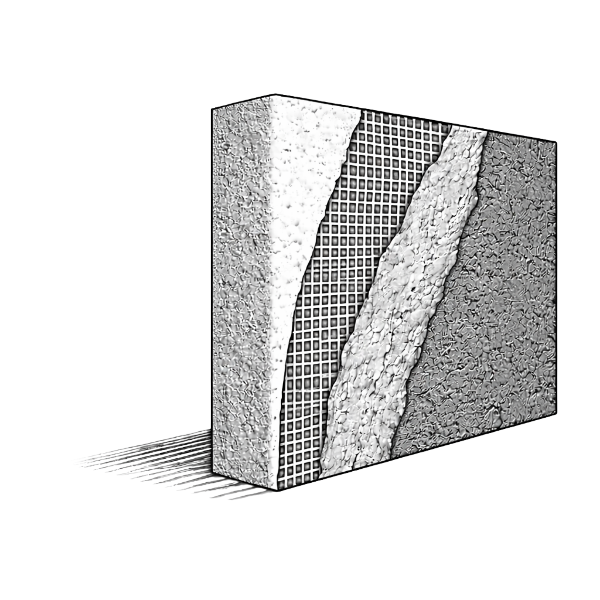 Stucco Resurfacing Layers