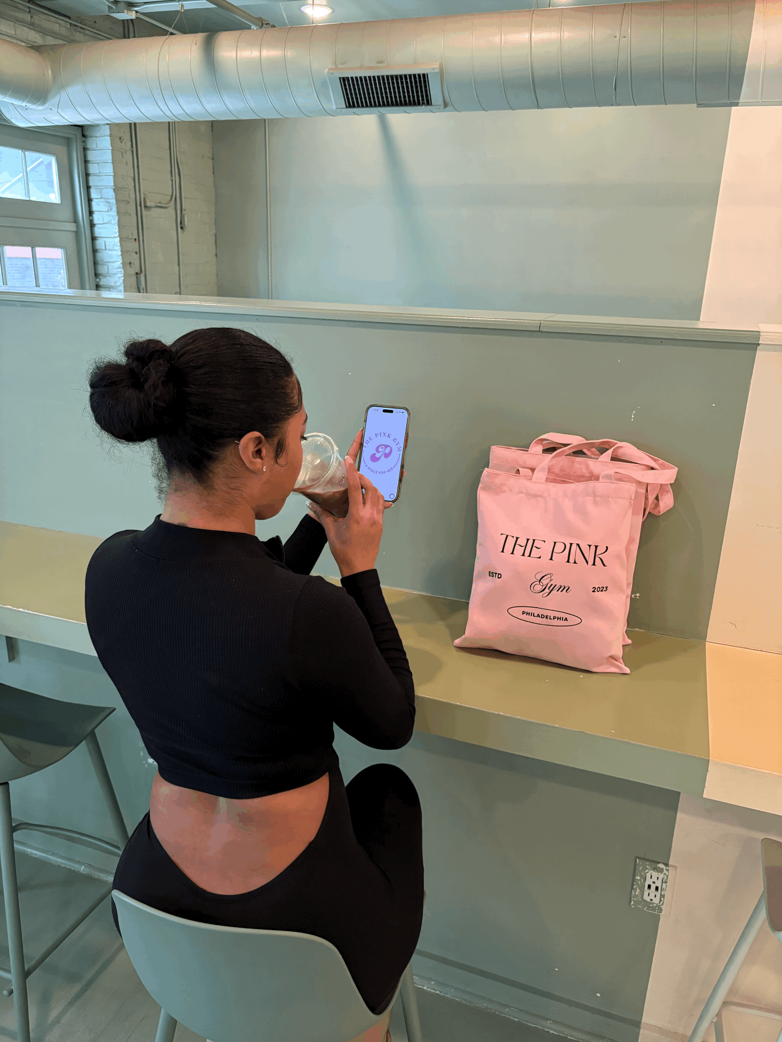 The Pink Gym Lifestyle-Tote Bag