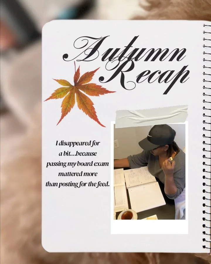 My last post was in September. I didn&rsquo;t vanish - I stepped away to finish what I started.

Studying. Practicing. Stressing. And praying my grown-woman brain still remembered how to learn new things 😅

But here we are. 
I&rsquo;m now officially