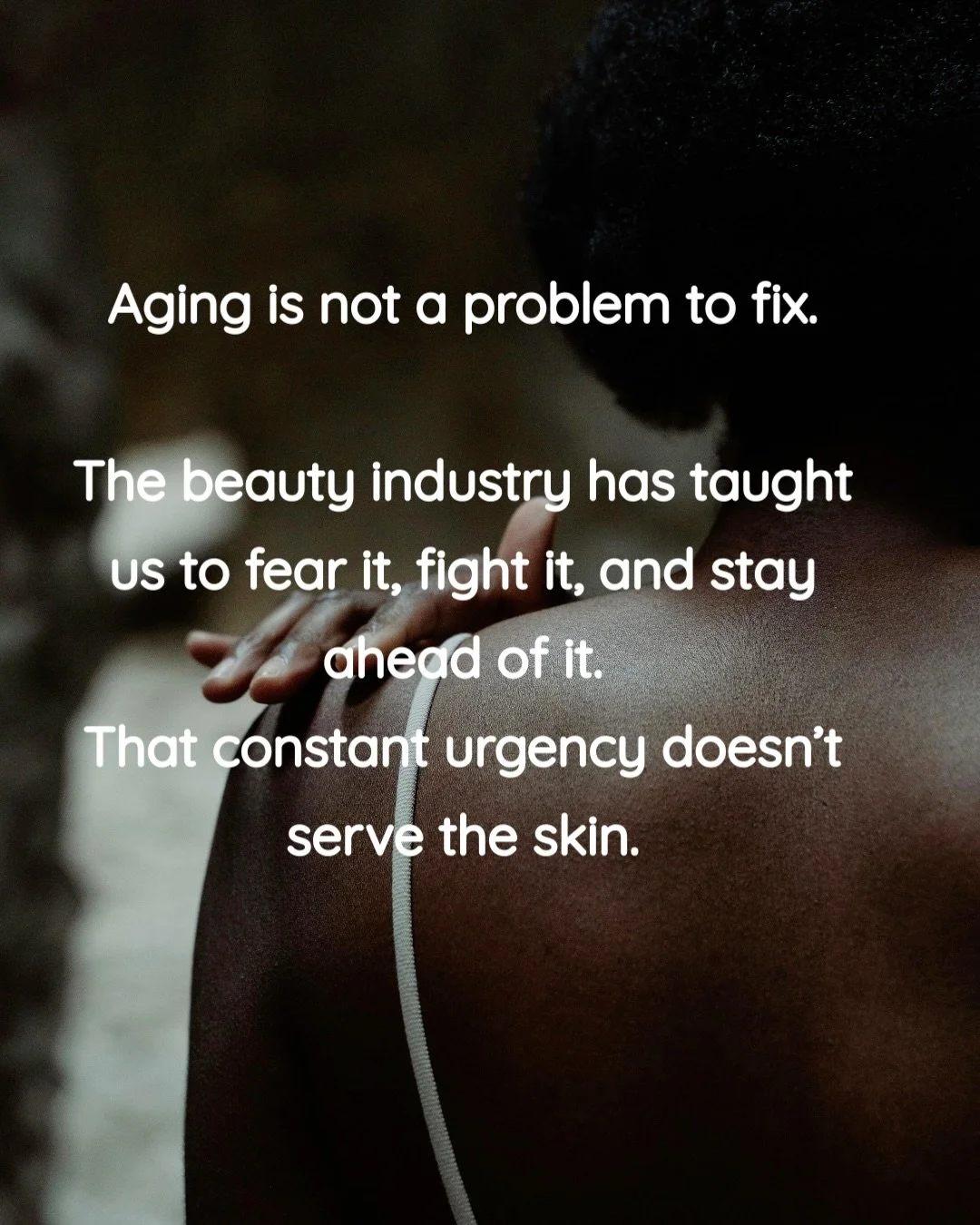 Aging has been framed as something to battle for far too long.

This is why I designed The Age-Well Program&trade;. My beliefs are  rooted in a different belief system: that skin thrives when supported, not pushed.

This is my homeostatic approach to