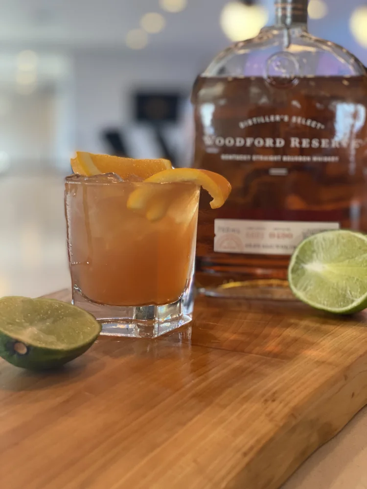 A Tsunami cocktail at an event