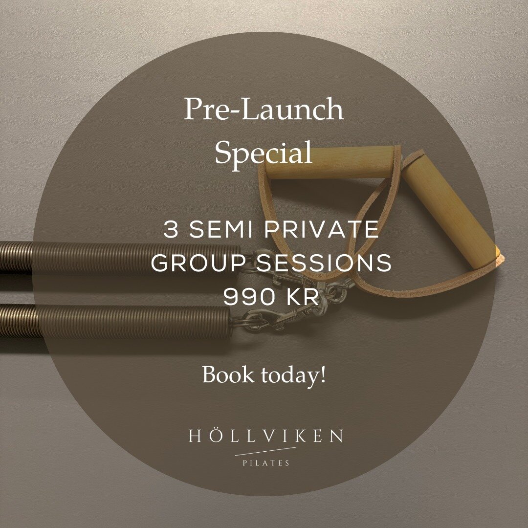 Classes are starting to booking up! 🤩 Join us for our opening weekend and take advantage of our amazing Pre-Launch Special! We are offering 3 semi-private group sessions to all new clients. If you love the classes and want to continue, roll your 990