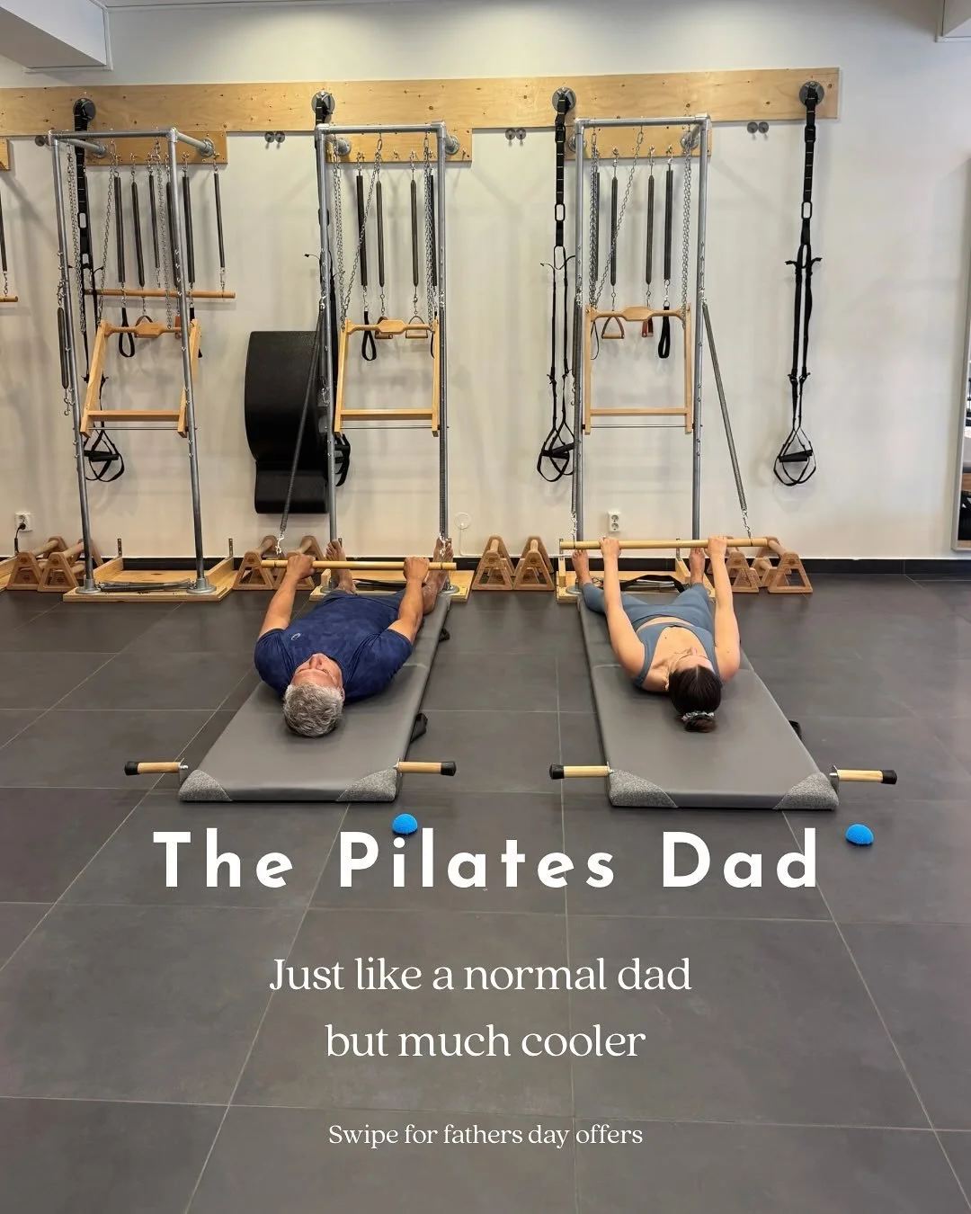 Dad shouldn&rsquo;t have to be stiff or sore, he just needs Pilates! 🕺🏼