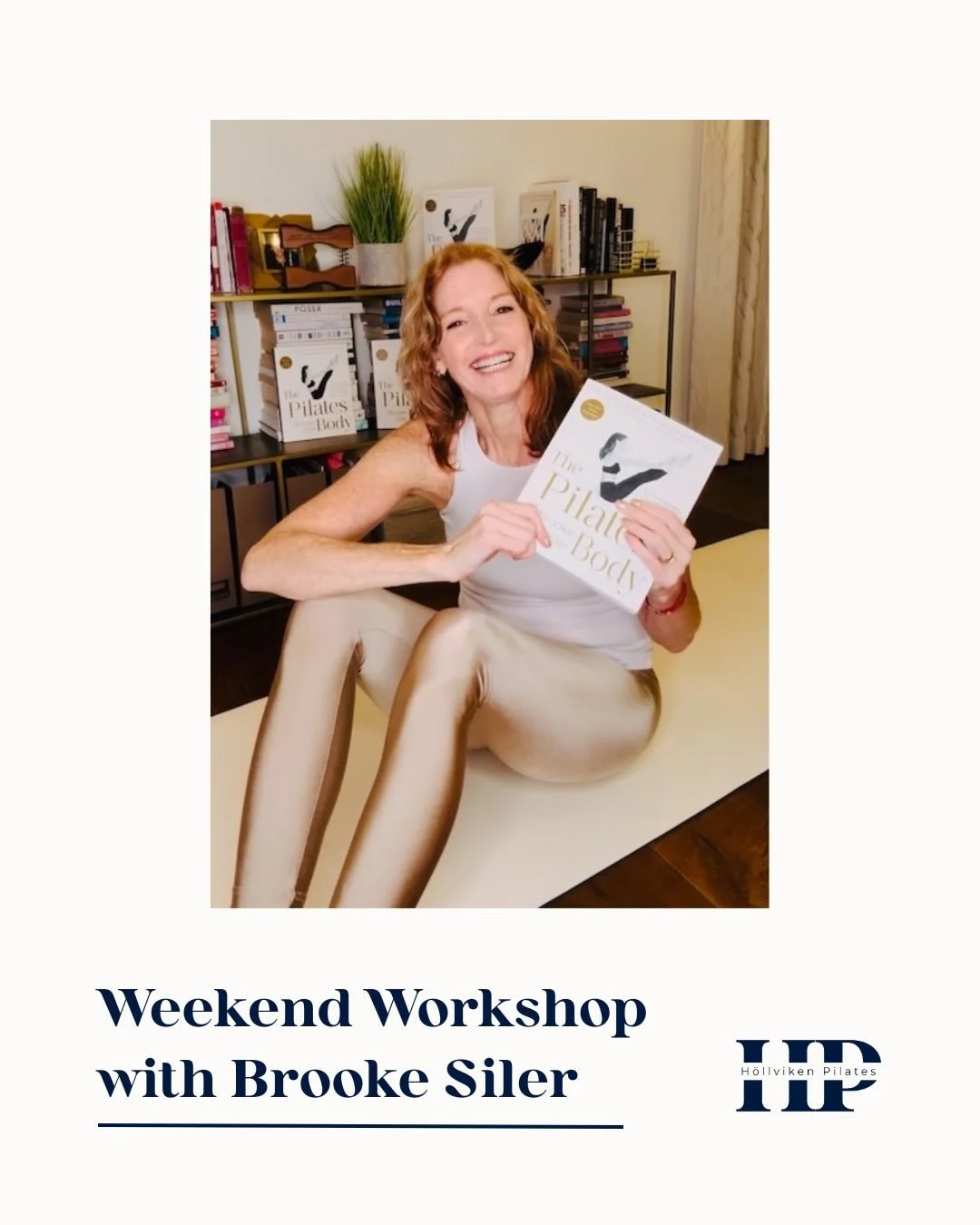 We&rsquo;re so excited to share that @brookesilerpilates will be with us 17 + 18 April!! Registration is up 🤩