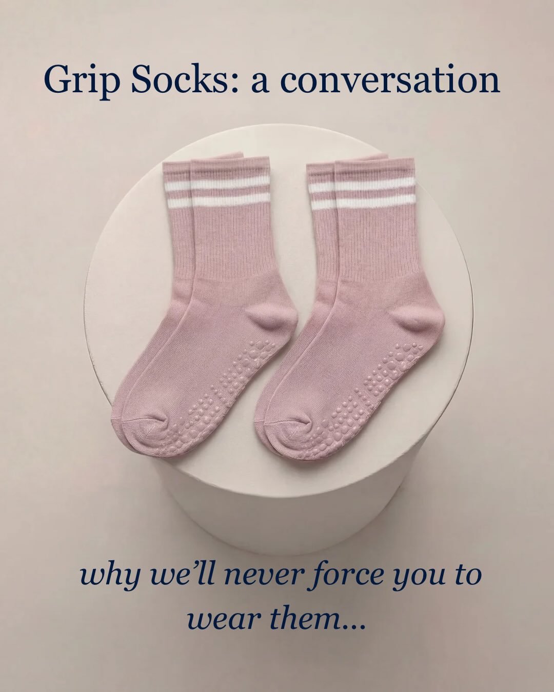 We prefer barefoot and always will! That being said if you want to wear socks for personal reasons be our guests. Just be aware there are deeper benefits without!