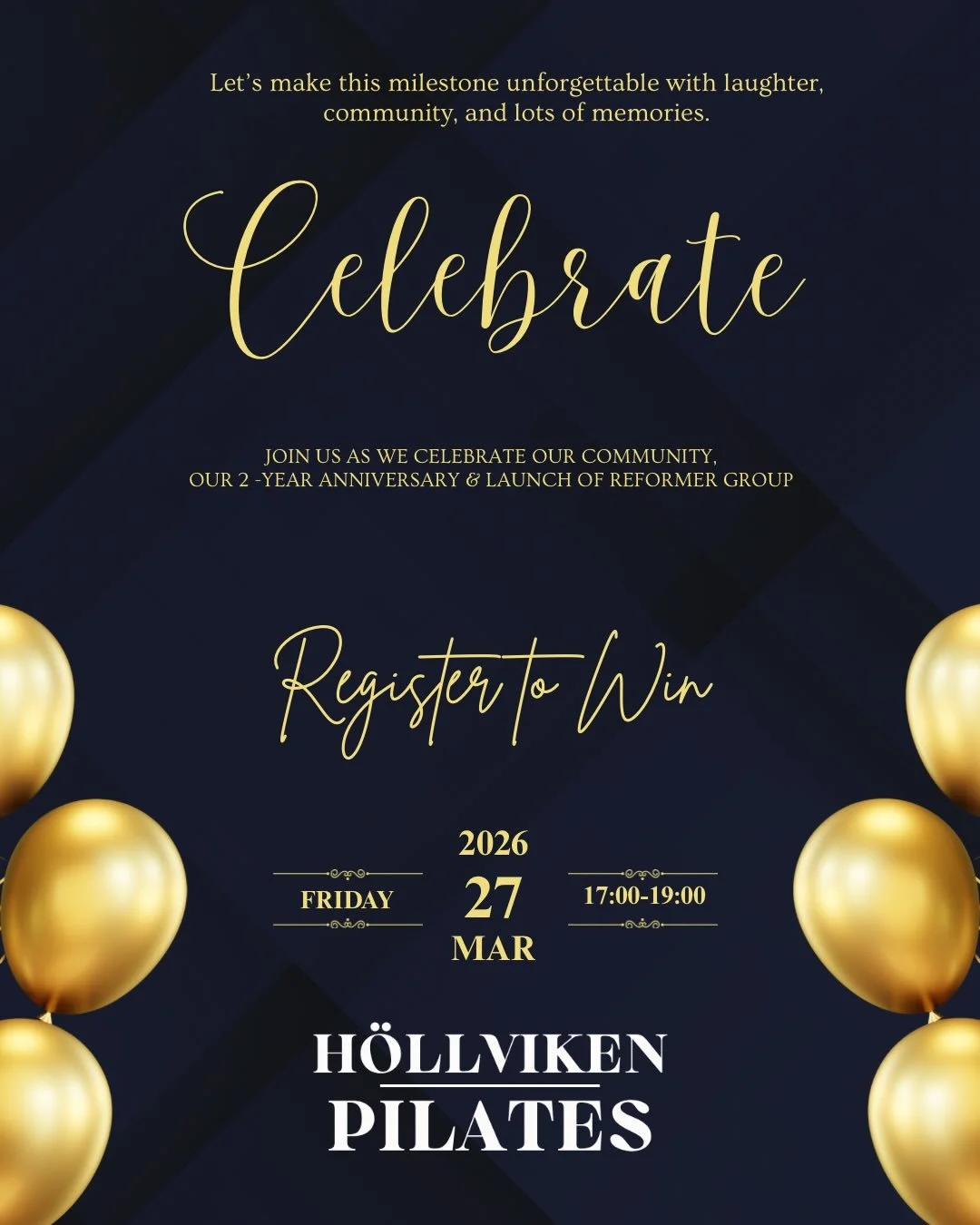 This Friday from 17:00-19:00. Come celebrate with our entire team and community along with the amazing @mademoisellecarousel 💫💕🙌who will be bringing the good time vibes with her music.
Register on our webpage to win prizes from the studio and loca