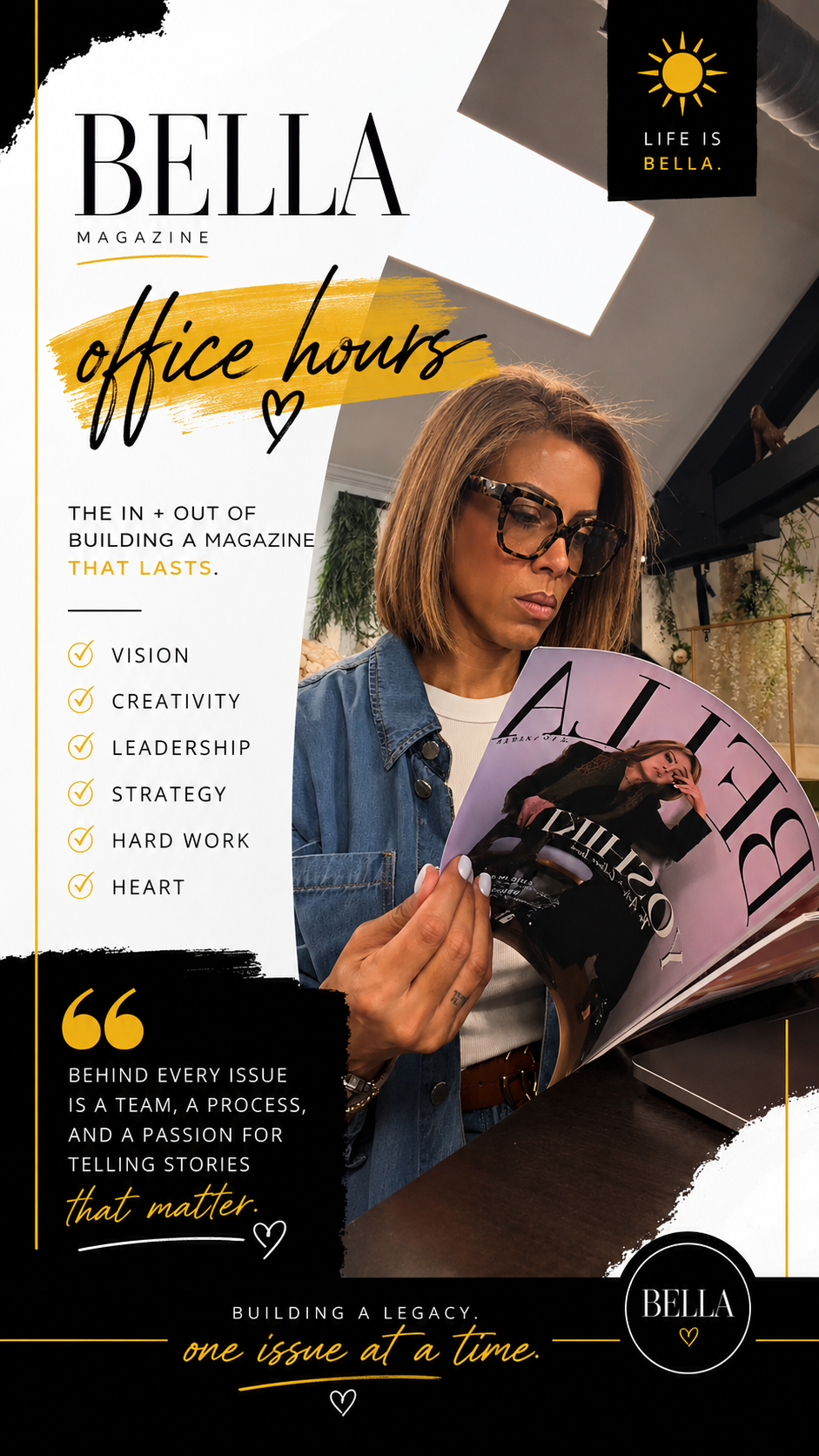 BELLA OFFICE HOURS: Creating A Magazine People Want to Keep