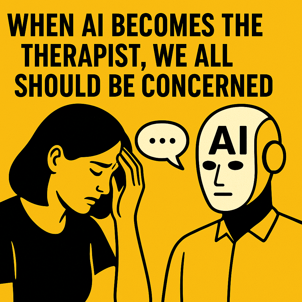 When AI Becomes the Therapist, We All Should Be Concerned