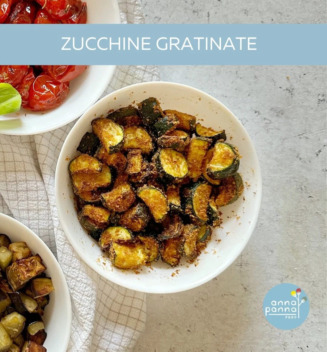 Zucchine gratinate in friggitrice ad aria — Anna Panna Food