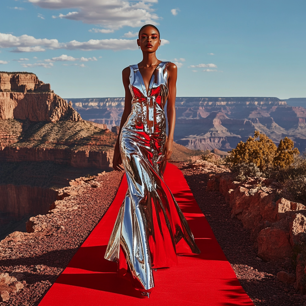 wolfmvn_a_African_American_runway_model_in_a_aluminum_and_red_6b497c79-0277-48df-8a66-194123ce6153_0.png
