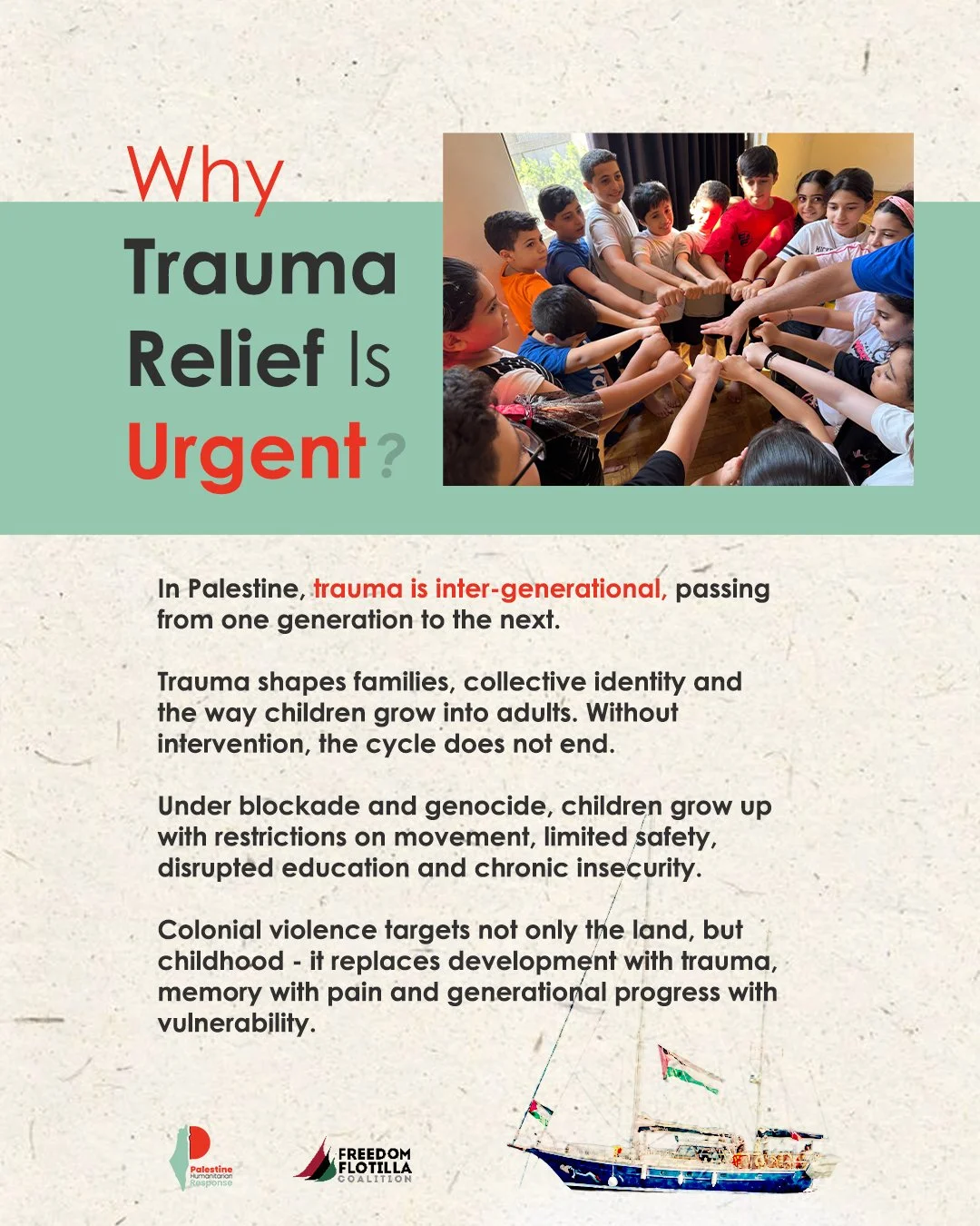 Why Trauma Relief Is Urgent?