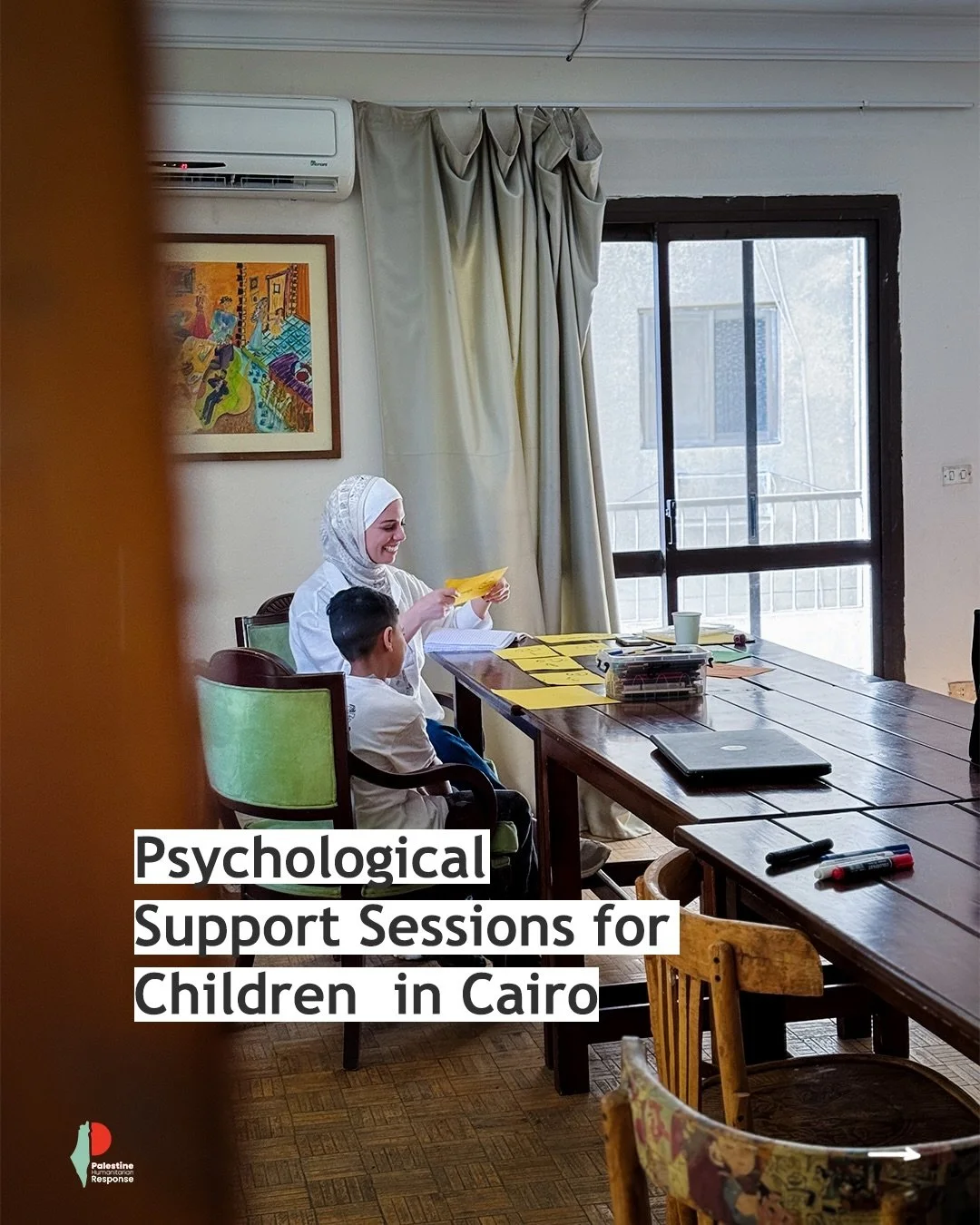Since April, PHRC has resumed one-to-one psychological support sessions with Palestinian children displaced to Cairo.

These individual sessions have revealed the deep emotional wounds of war, genocide and exile that continue to mark every children&r