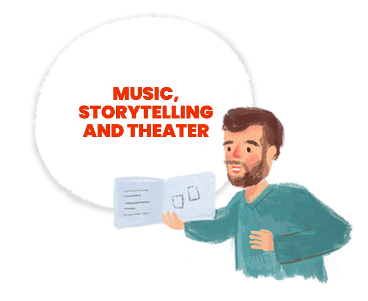 Music, Storytelling and Theater