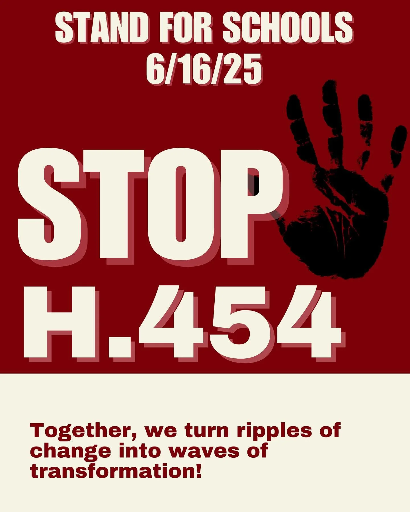 @outrightvermont 
@edjcoalitionvt 
@50501vt 
@voices4vtkids 
@vtschoolworkersunited