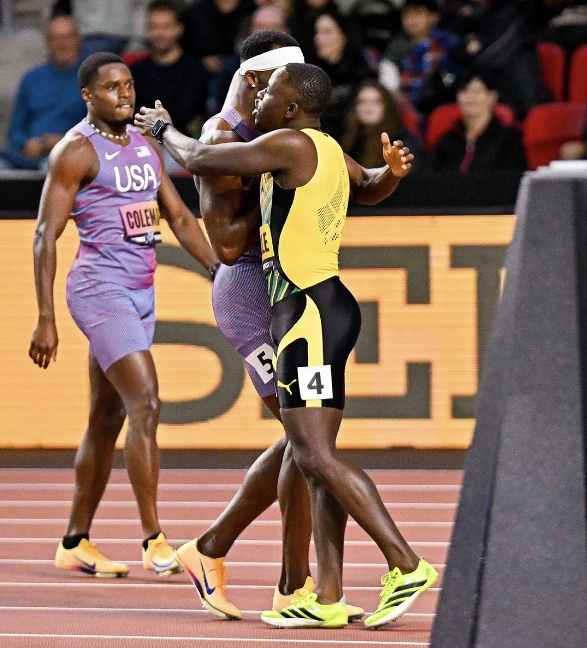 JEFFERSON-WOODEN AND BEDNAREK TAKE 100M TITLES AS SEVILLE WINS SILVER FOR JAMAICA