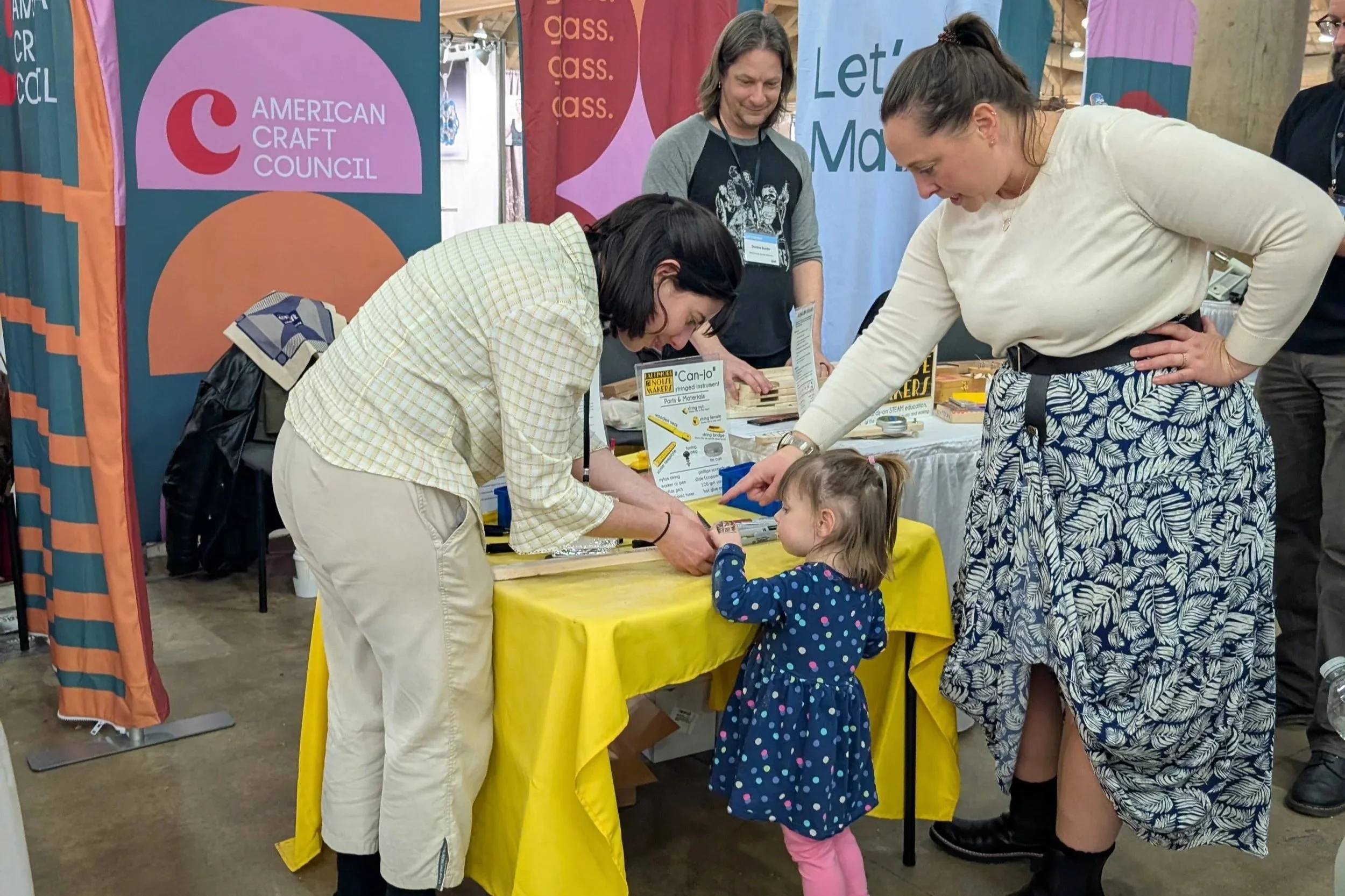 "Canjo" Stringed Instrument Craft @ American Craft Made Baltimore 2026