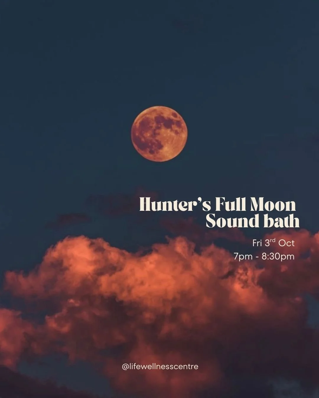 Hunter’s Full Moon Sound Bath - ONLY TWO SPACES LEFT!