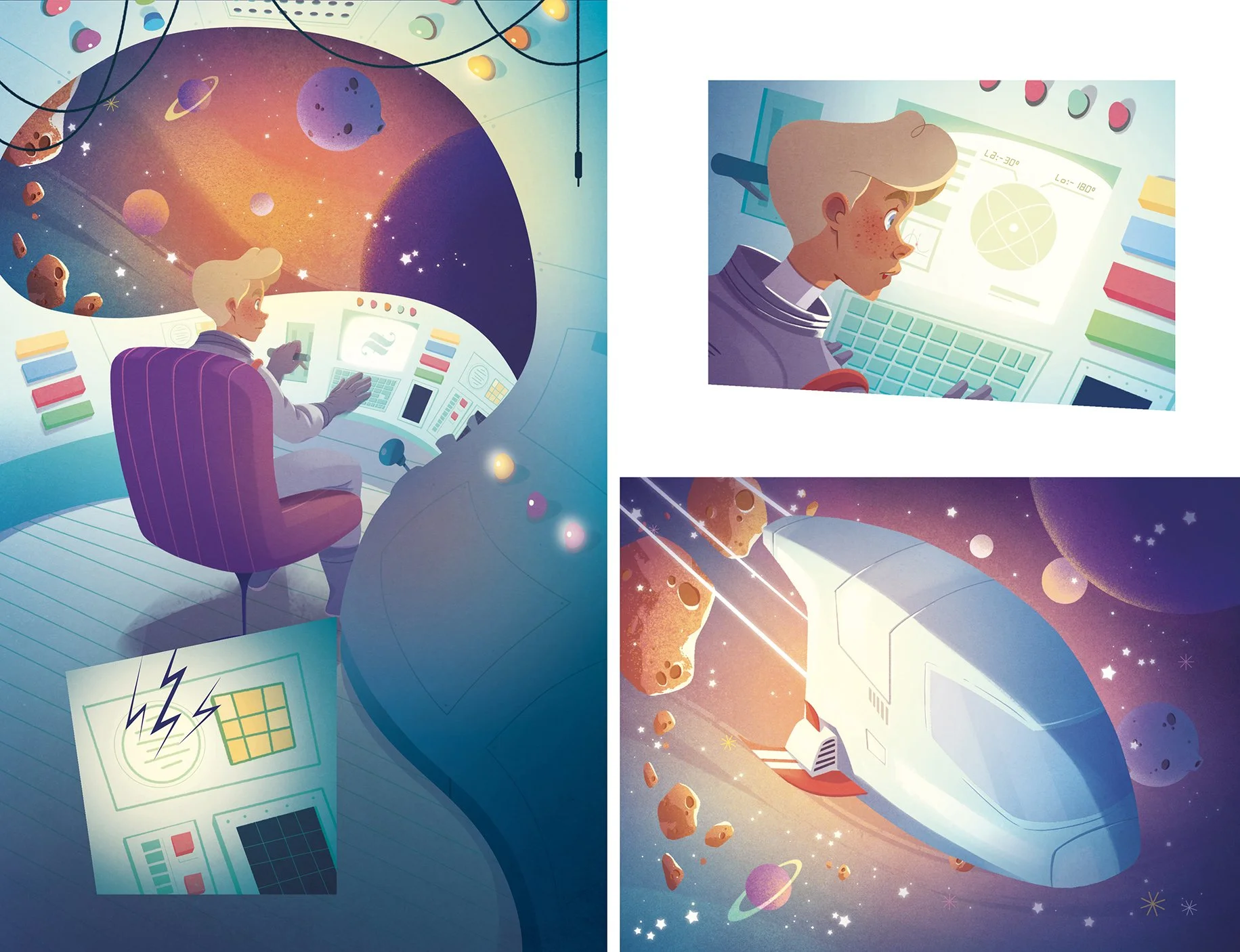 Spaceship Explores Space