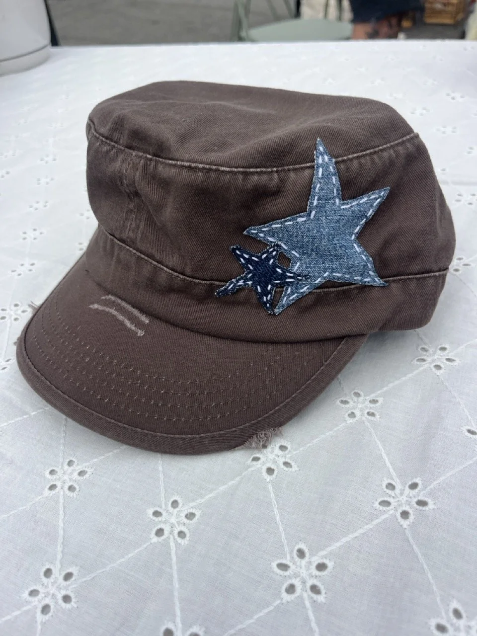 star patch hat