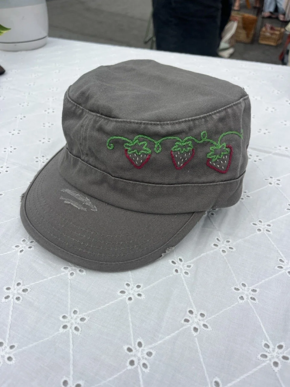 strawberry hat
