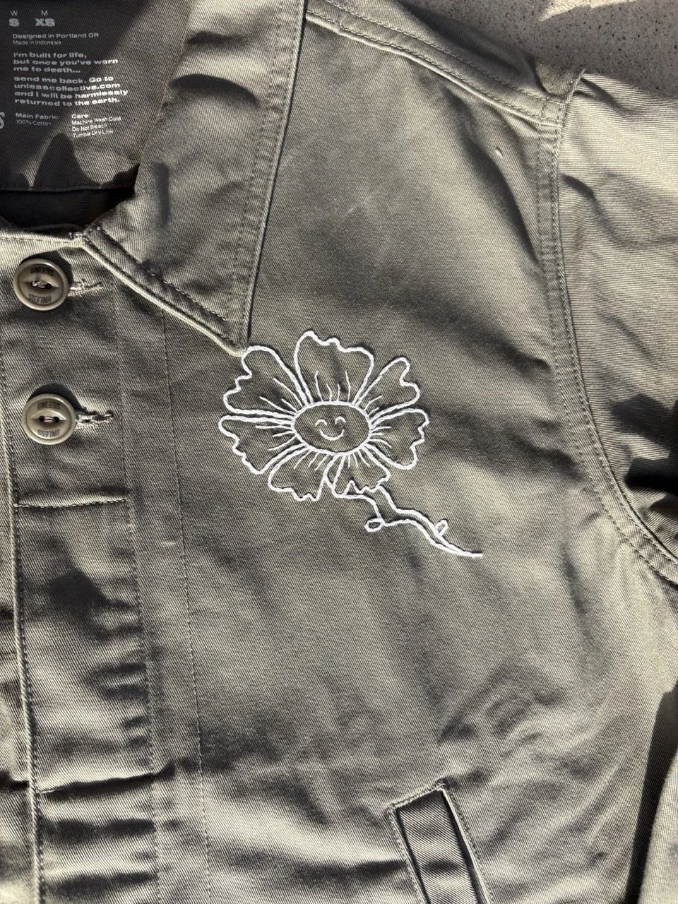 happy flower jacket (small)
