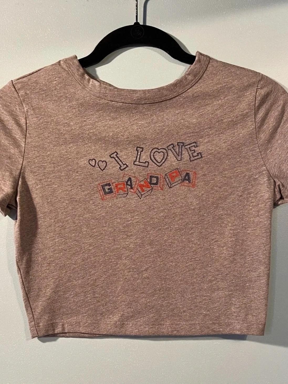 I LOVE GRANDPA-grey crop