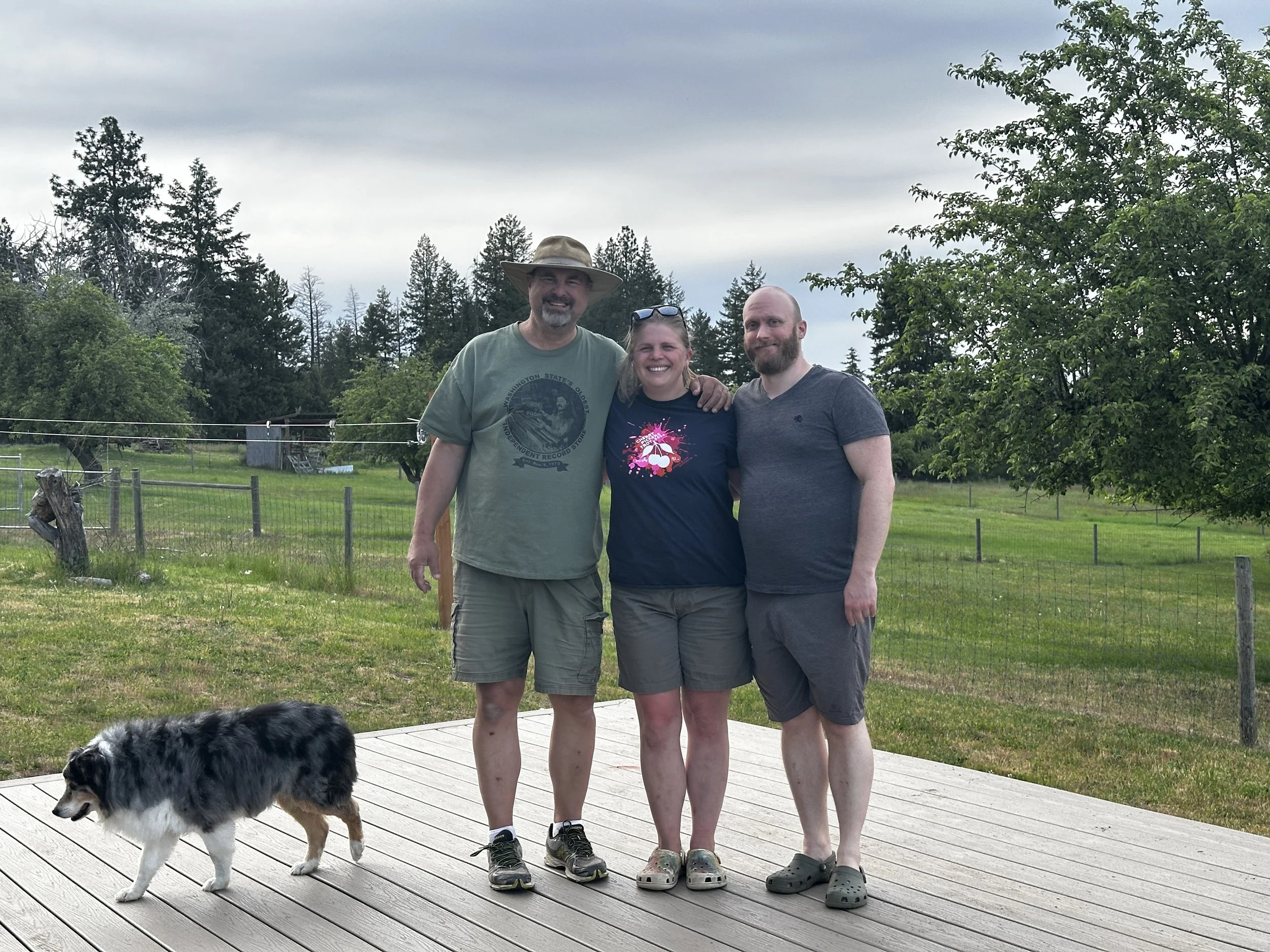 The decking is complete!